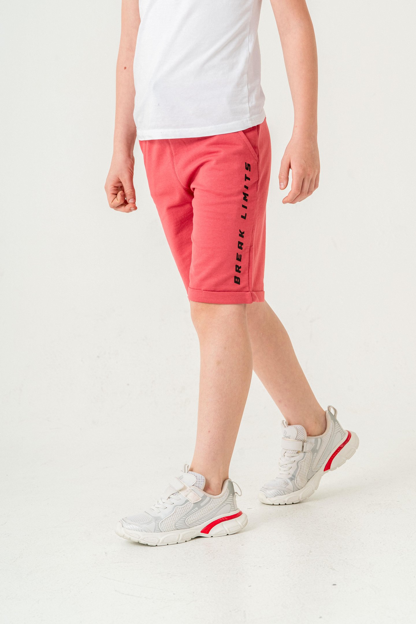 Break Limits Baskılı Arka Cepli Erkek Çocuk Şort