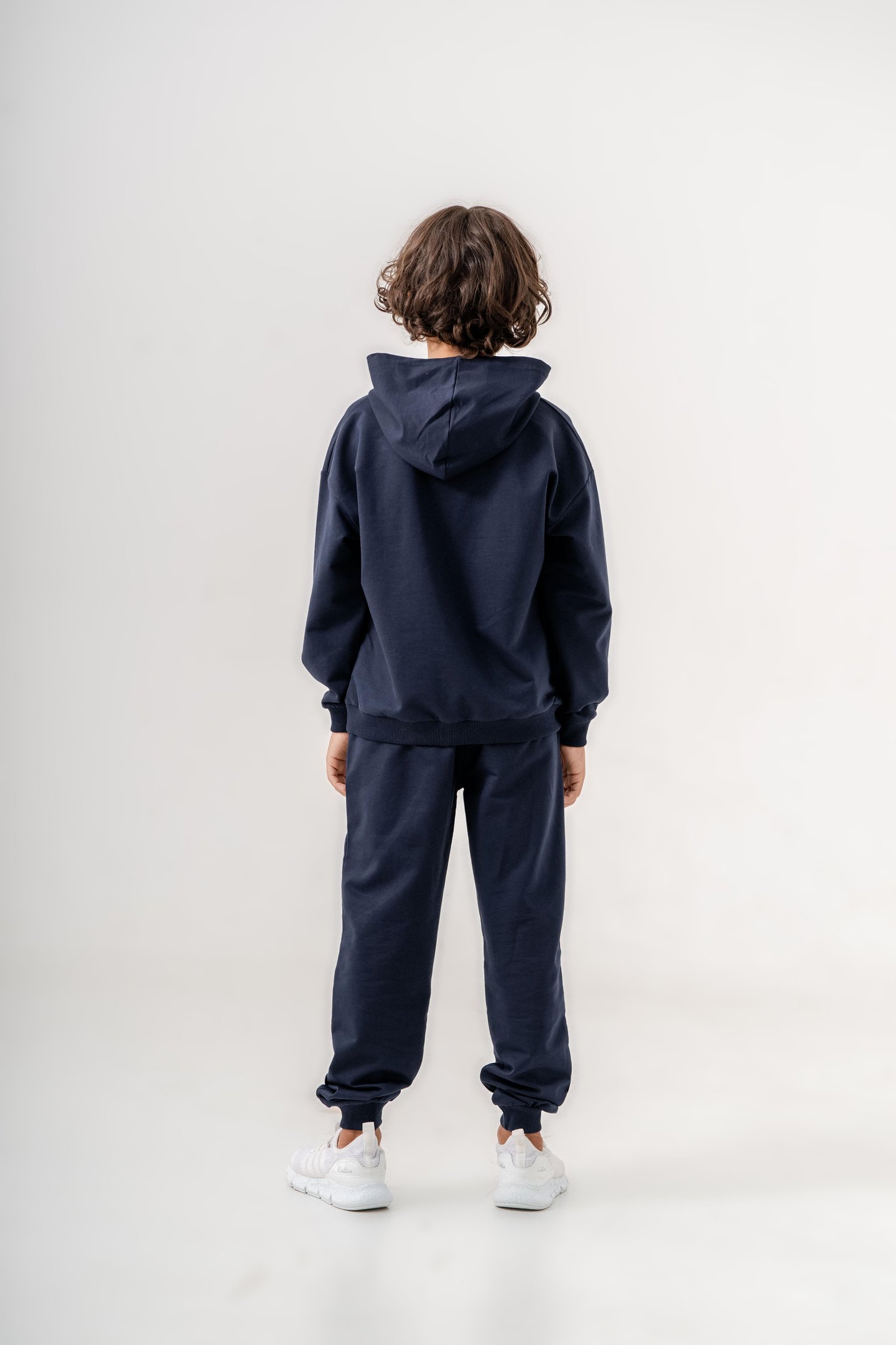 Brklyn 1985 Baskılı Kapüşonlu Erkek Çocuk Alt-Üst Eşofman Takımı