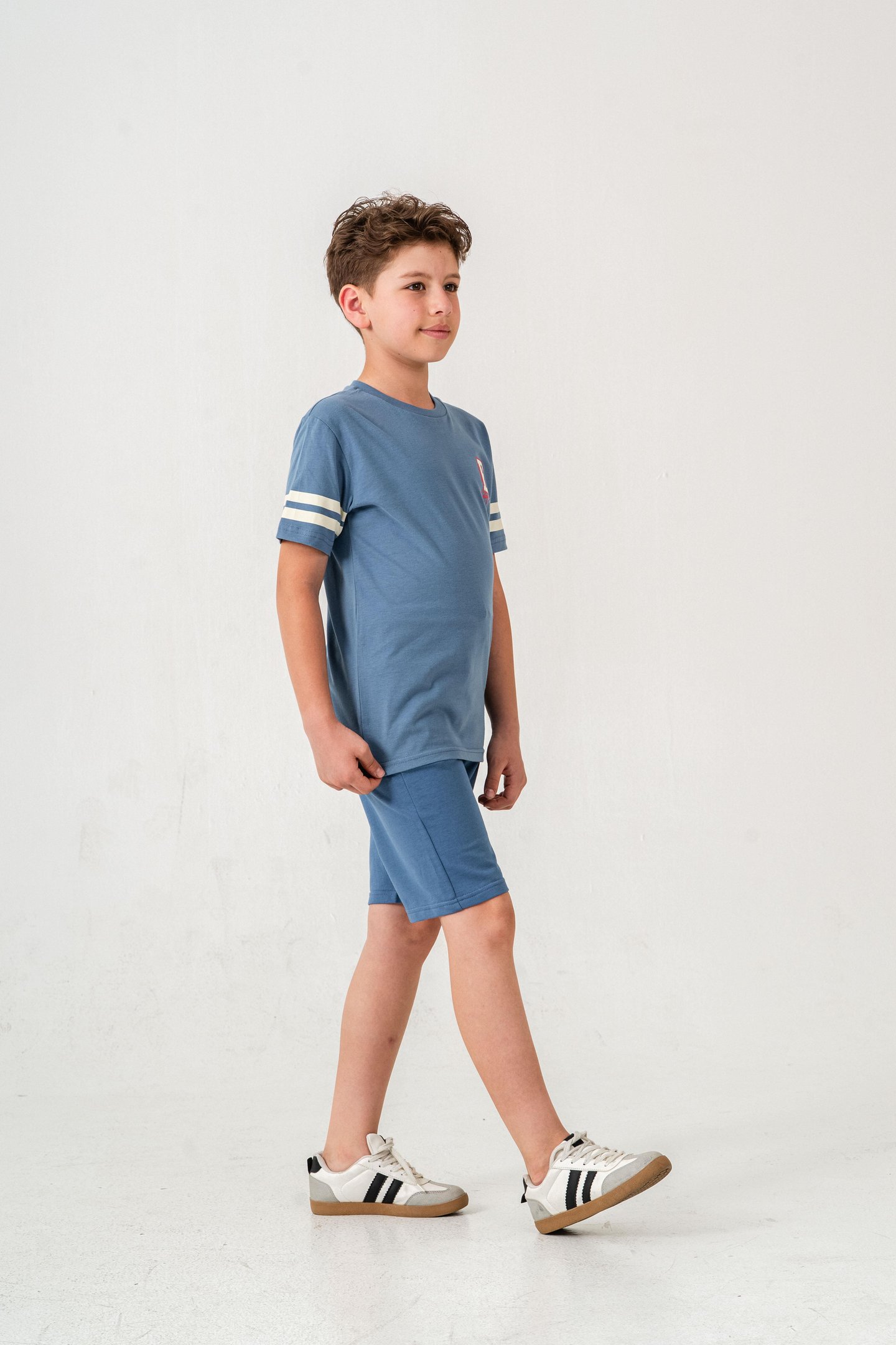 Brooklyn College League Baskılı  Erkek Çocuk Şort - Tişört Takımı