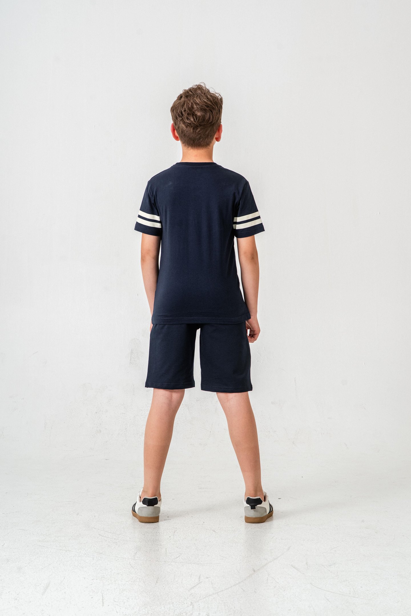 Brooklyn College League Baskılı  Erkek Çocuk Şort - Tişört Takımı