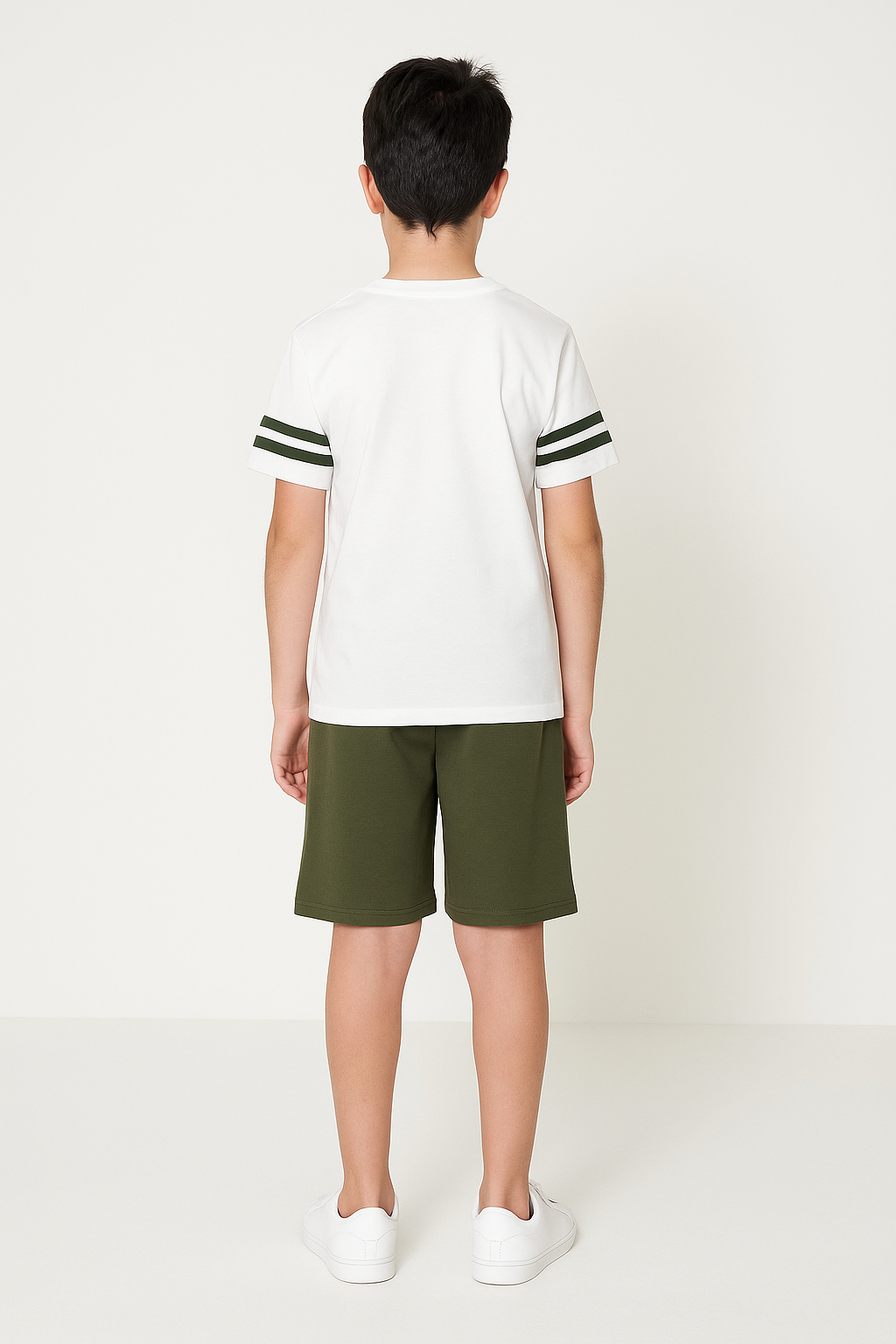 Brooklyn College League Baskılı  Erkek Çocuk Şort - Tişört Takımı