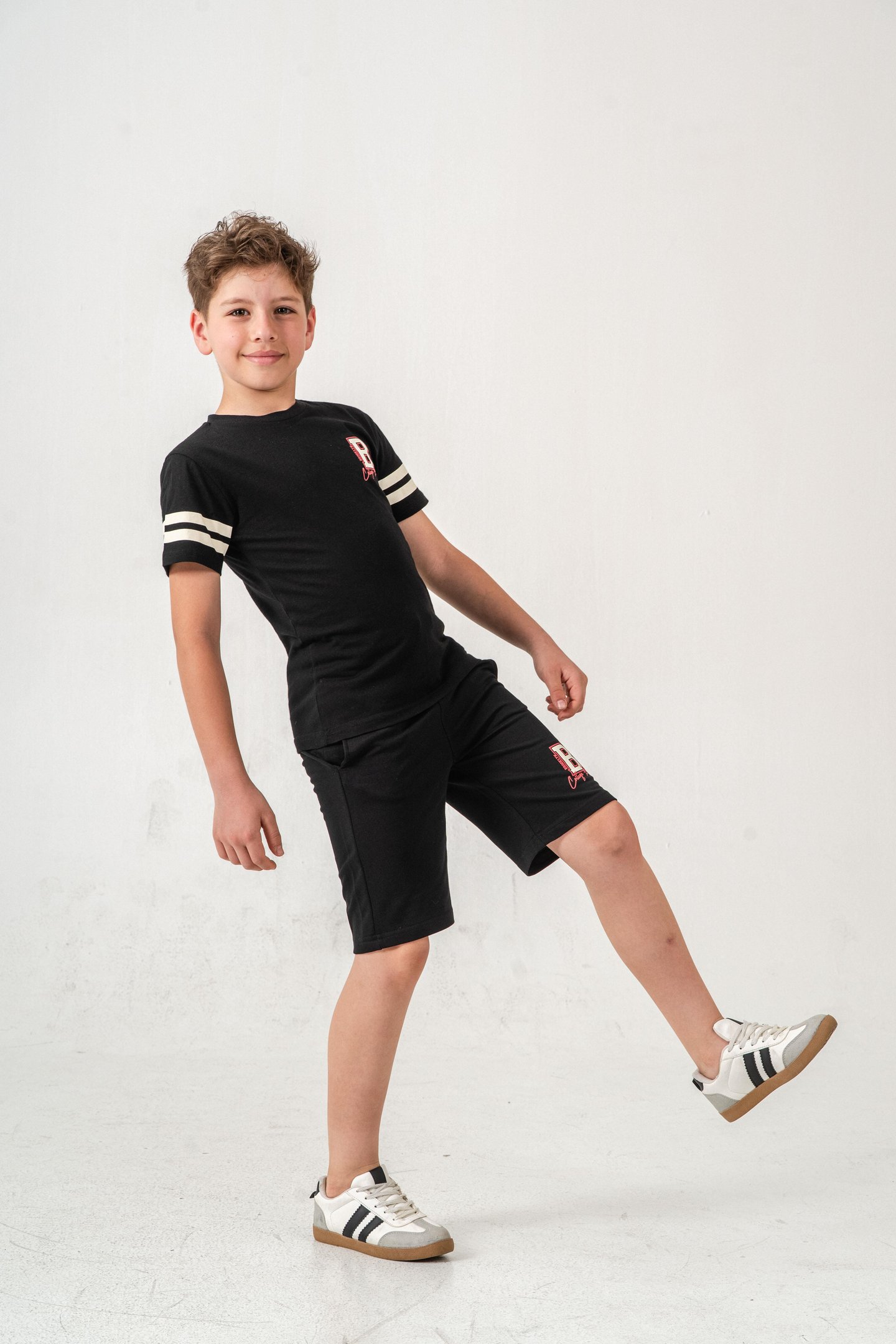 Brooklyn College League Baskılı  Erkek Çocuk Şort - Tişört Takımı