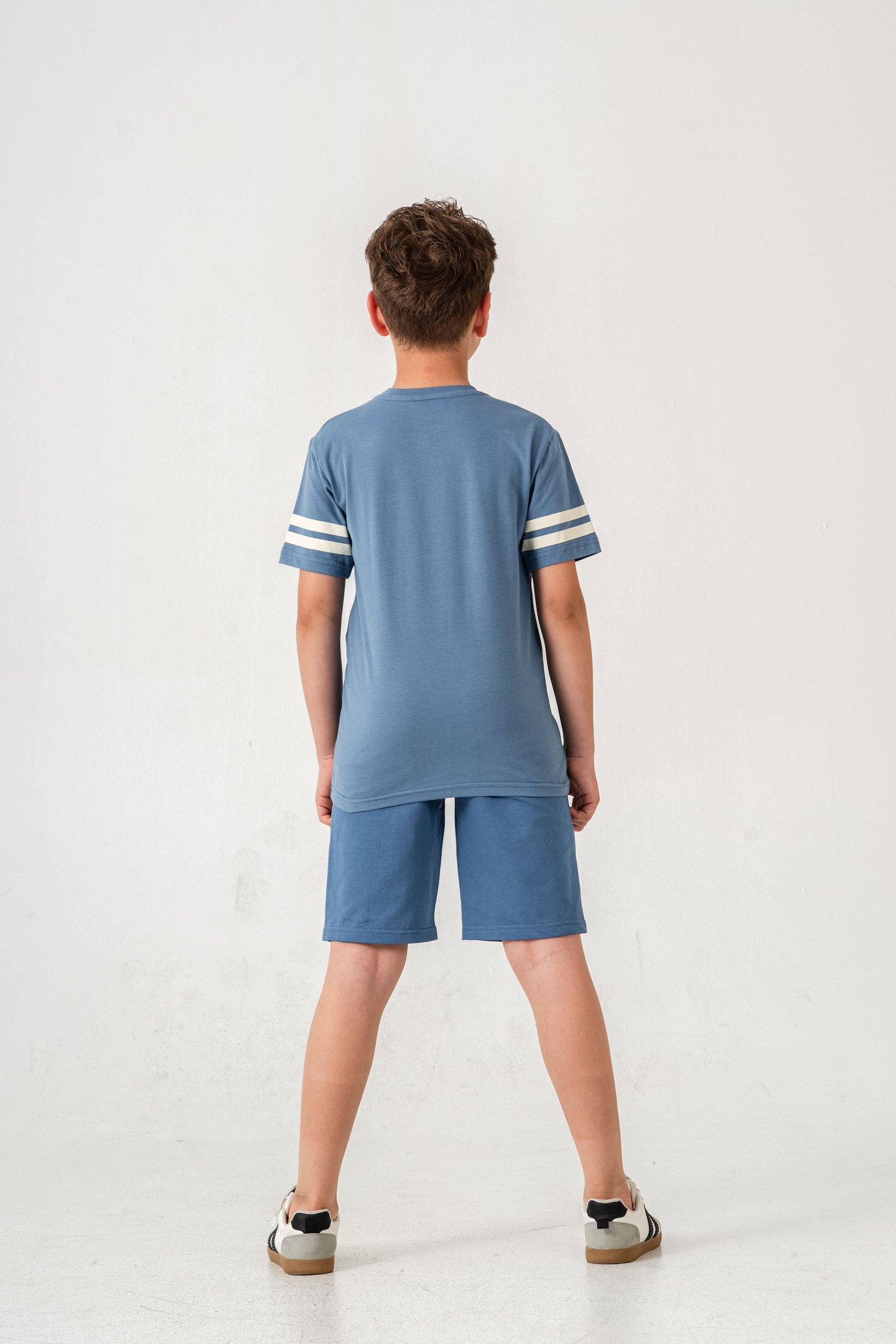 Brooklyn College League Baskılı  Erkek Çocuk Şort - Tişört Takımı