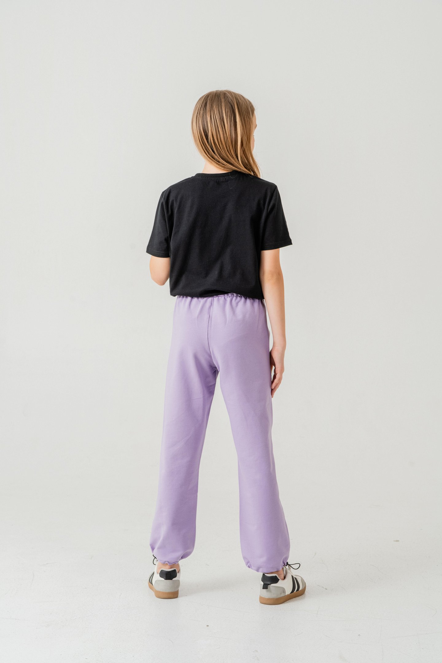 Cebi Taşlı Paça Brit Lastikli Stoperli Kız Çocuk Eşofman Altı