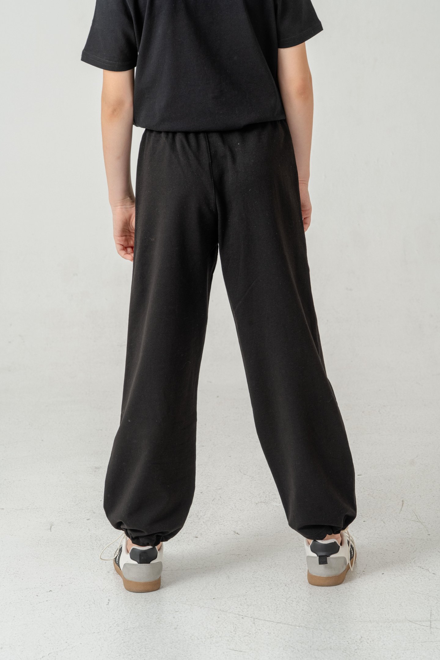 Cebi Taşlı Paça Brit Lastikli Stoperli Kız Çocuk Eşofman Altı