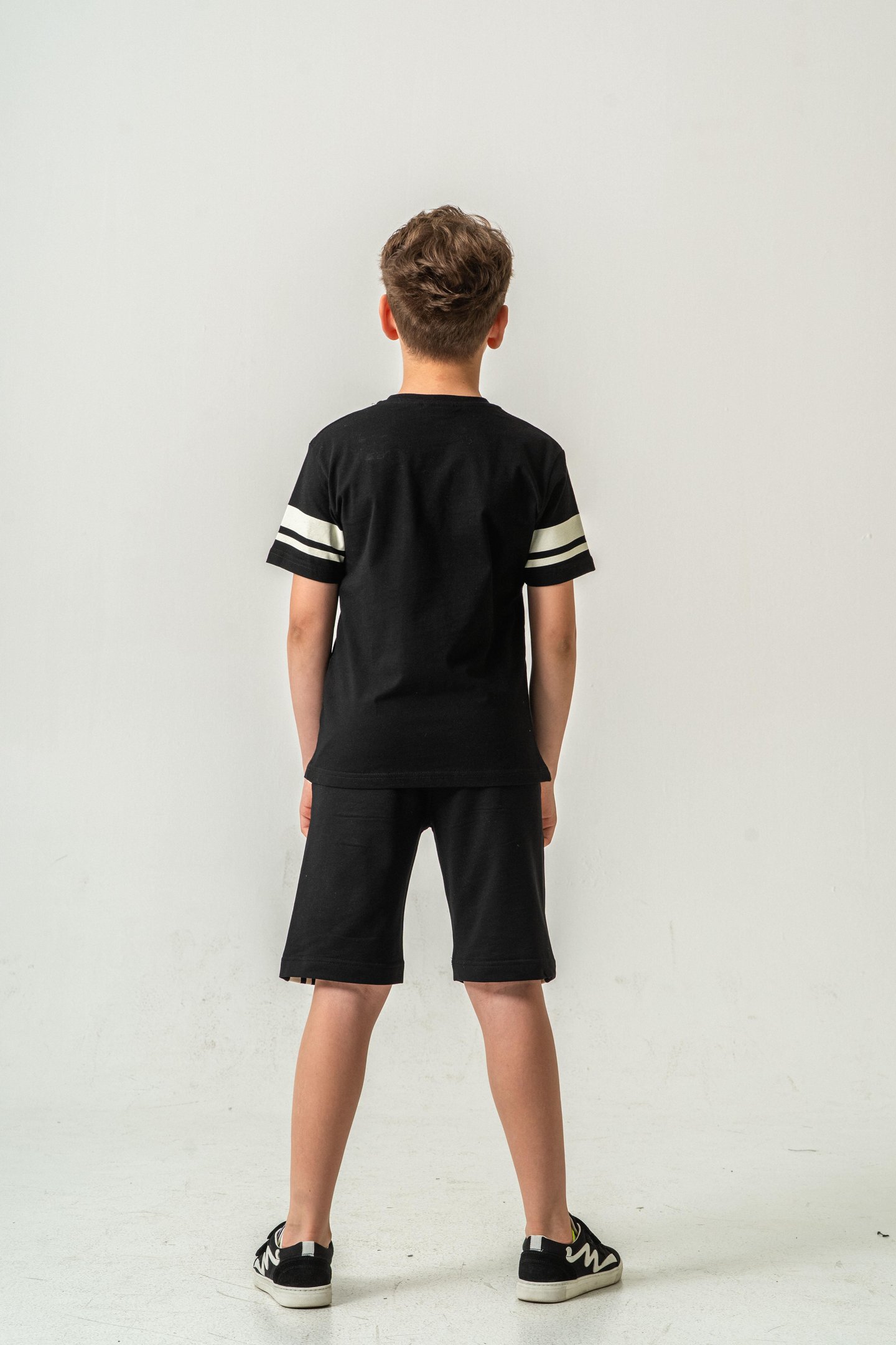 Champions Tennis Club Casual Division Baskılı  Erkek Çocuk Şort - Tişört Takımı