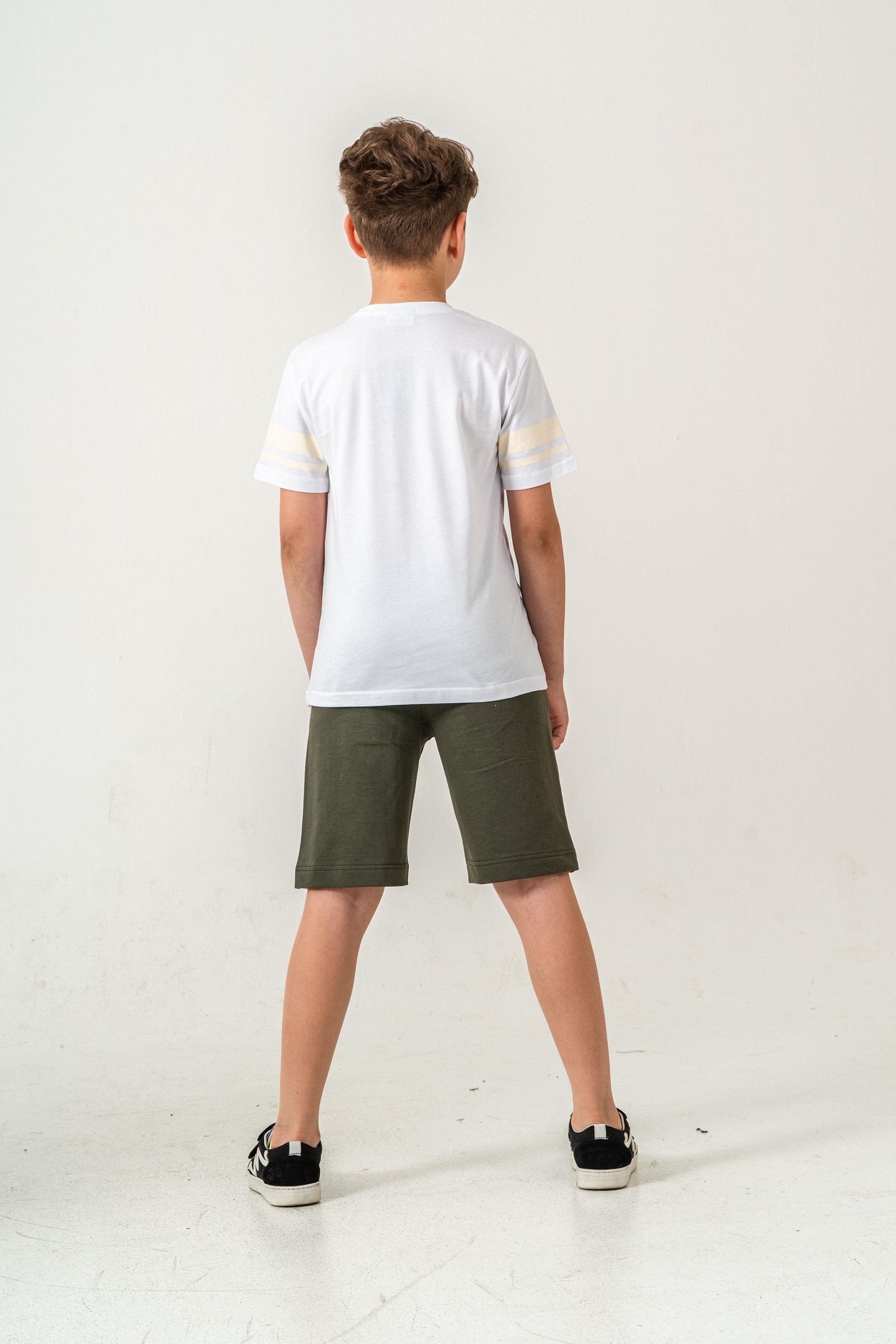 Champions Tennis Club Casual Division Baskılı  Erkek Çocuk Şort - Tişört Takımı