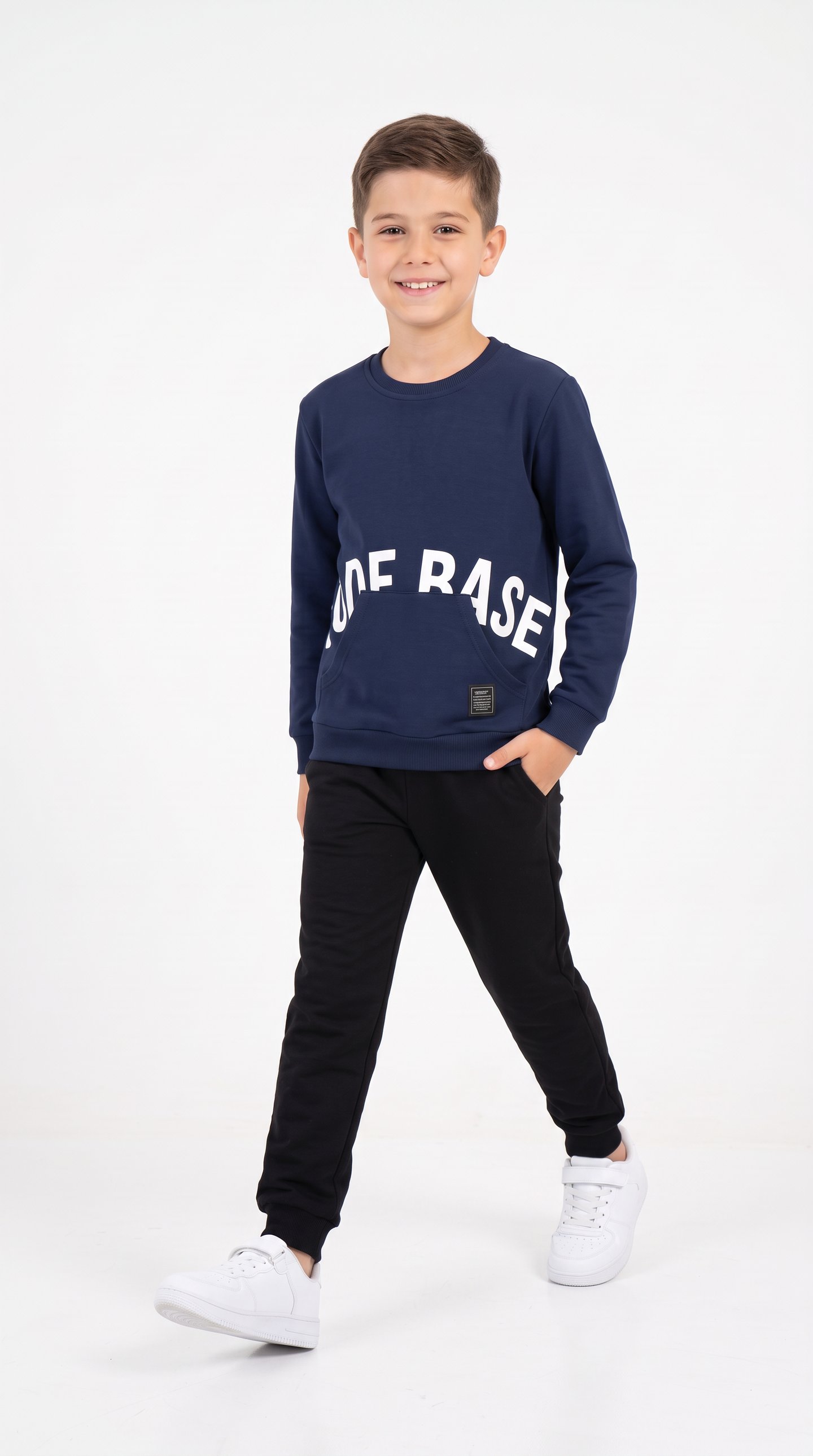 Code Base Baskılı Erkek Çocuk Sweat