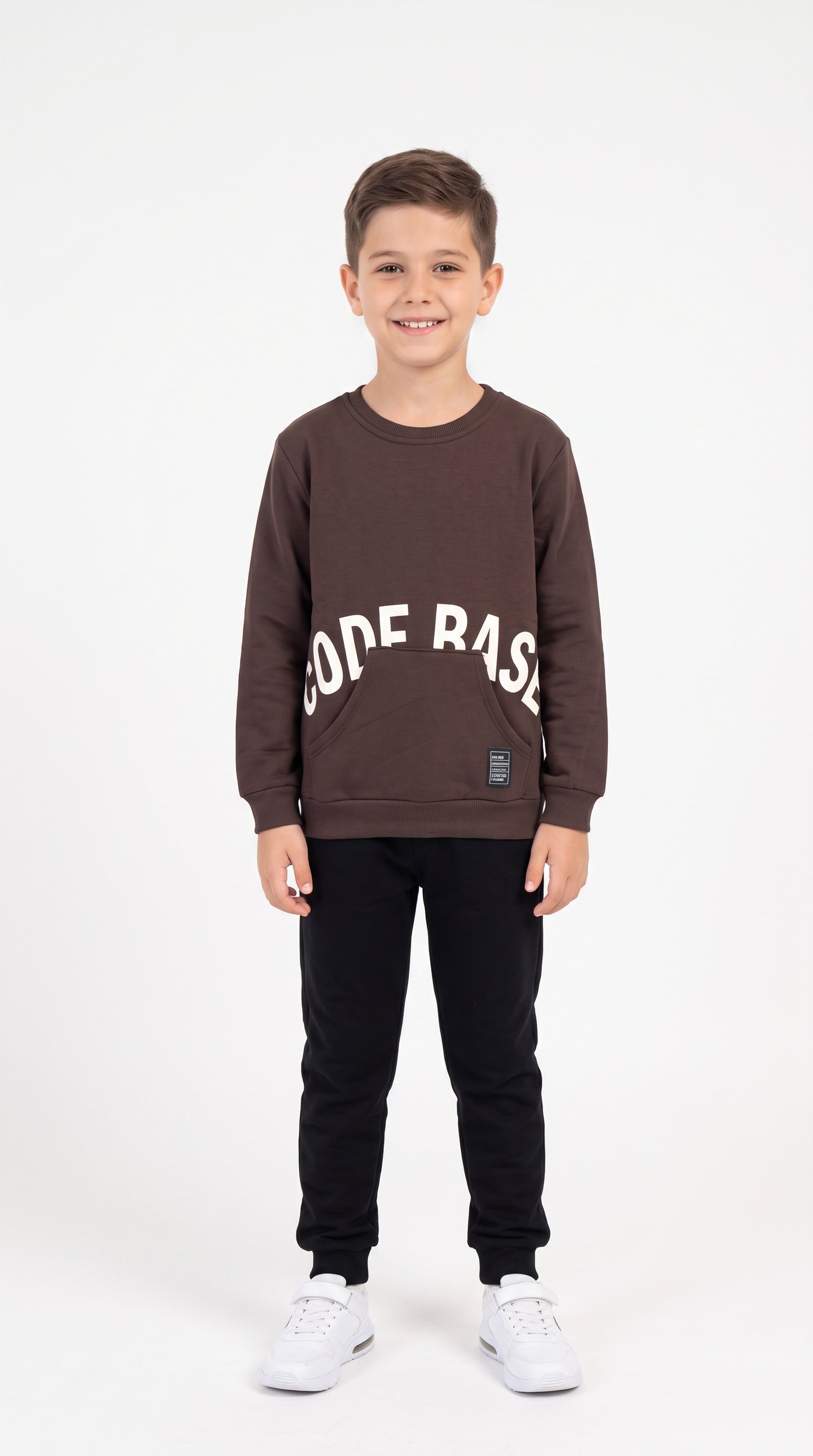Code Base Baskılı Erkek Çocuk Sweat
