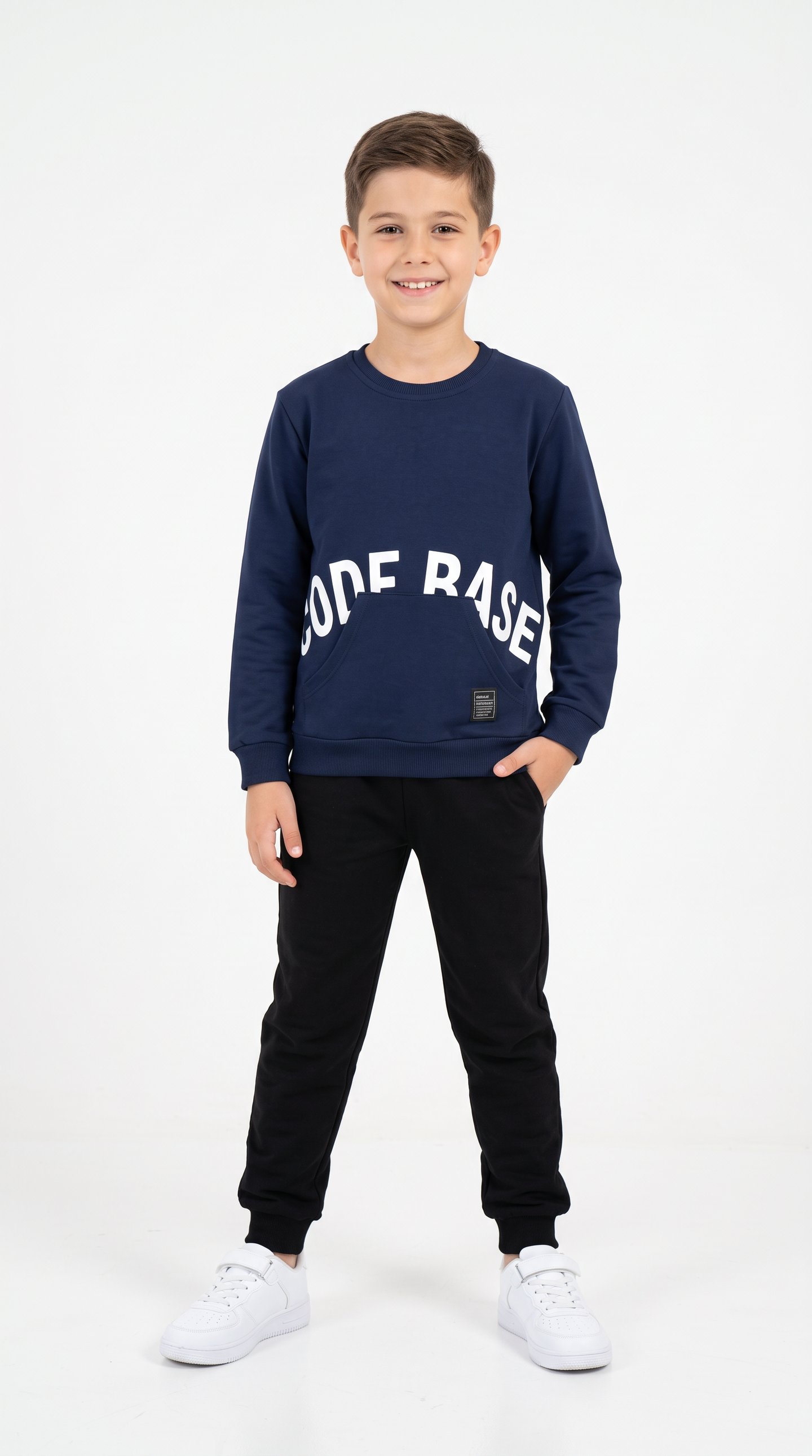 Code Base Baskılı Erkek Çocuk Sweat