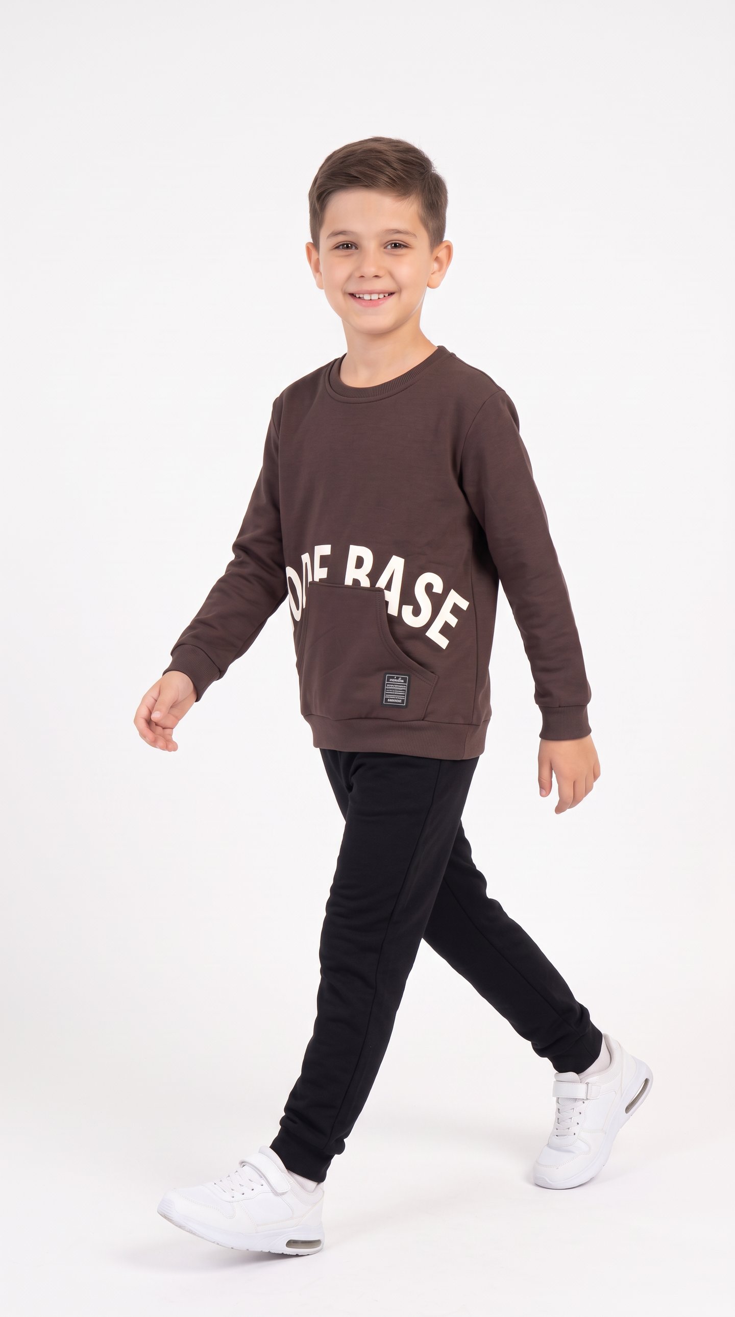 Code Base Baskılı Erkek Çocuk Sweat