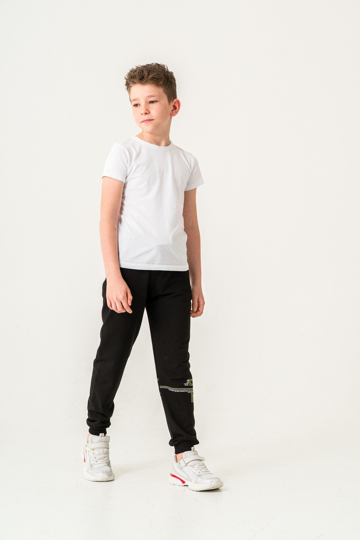 Croos The Lines Baskılı Cepler Fermuarlı Erkek Çocuk Eşofman Altı