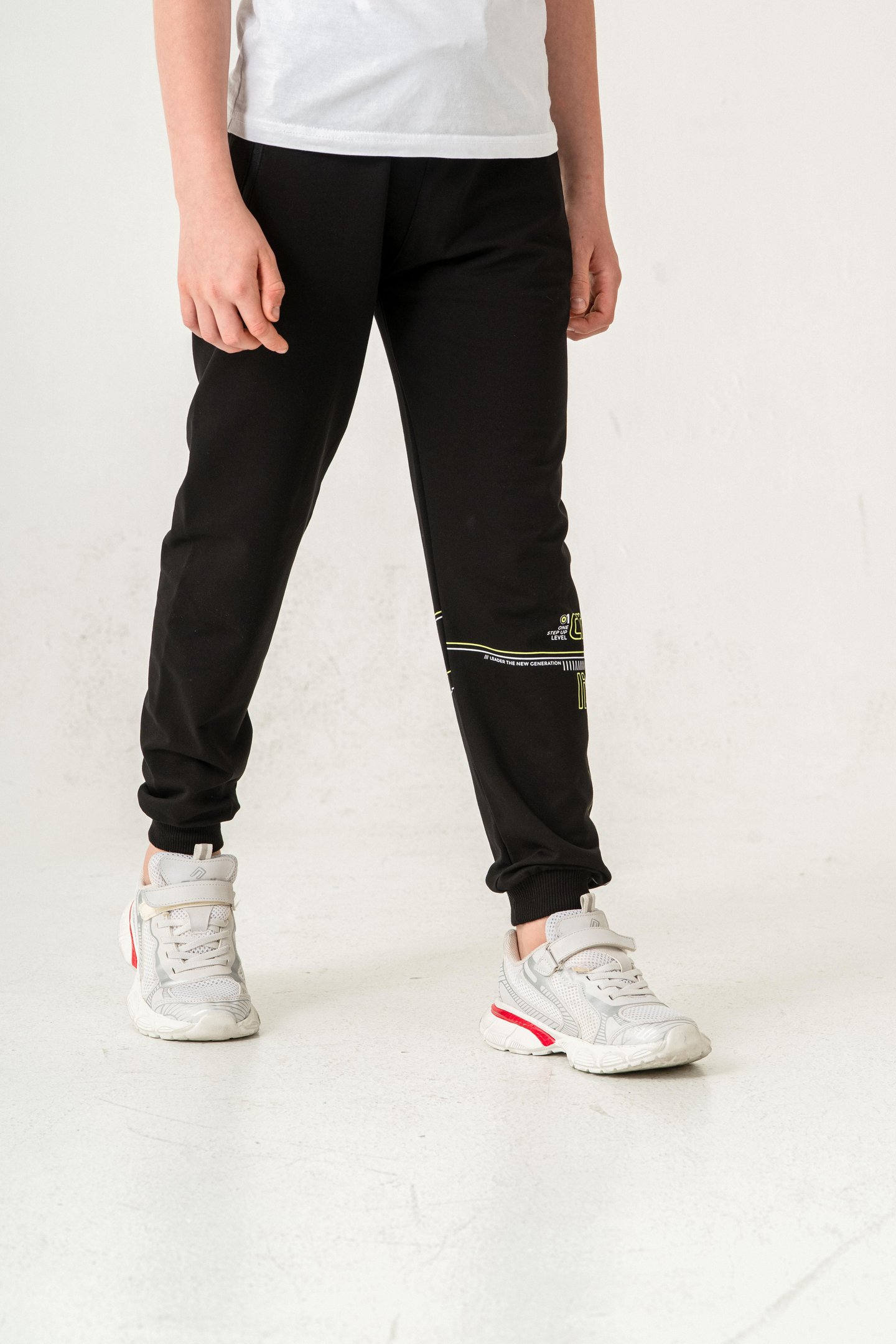 Croos The Lines Baskılı Cepler Fermuarlı Erkek Çocuk Eşofman Altı