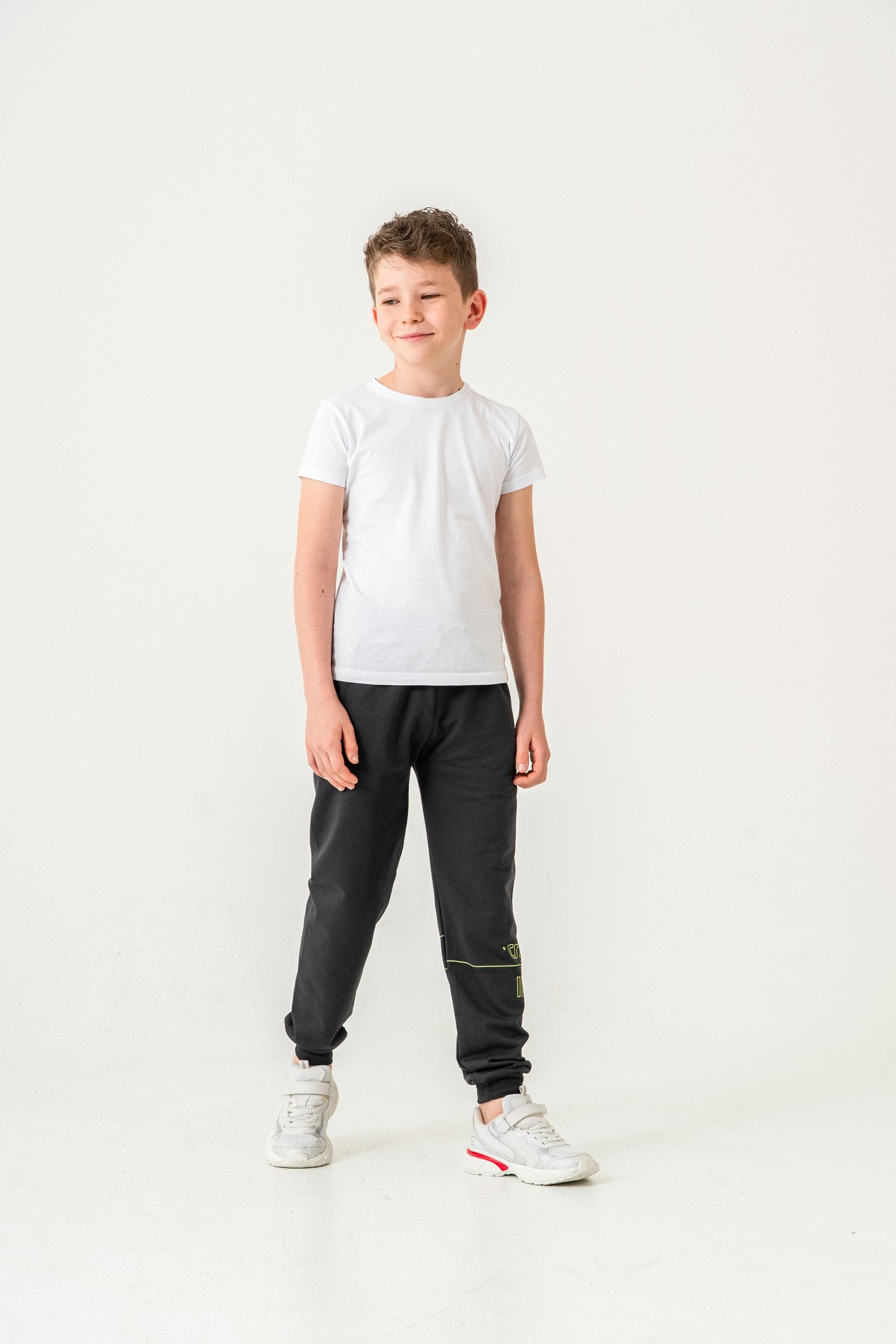 Croos The Lines Baskılı Cepler Fermuarlı Erkek Çocuk Eşofman Altı