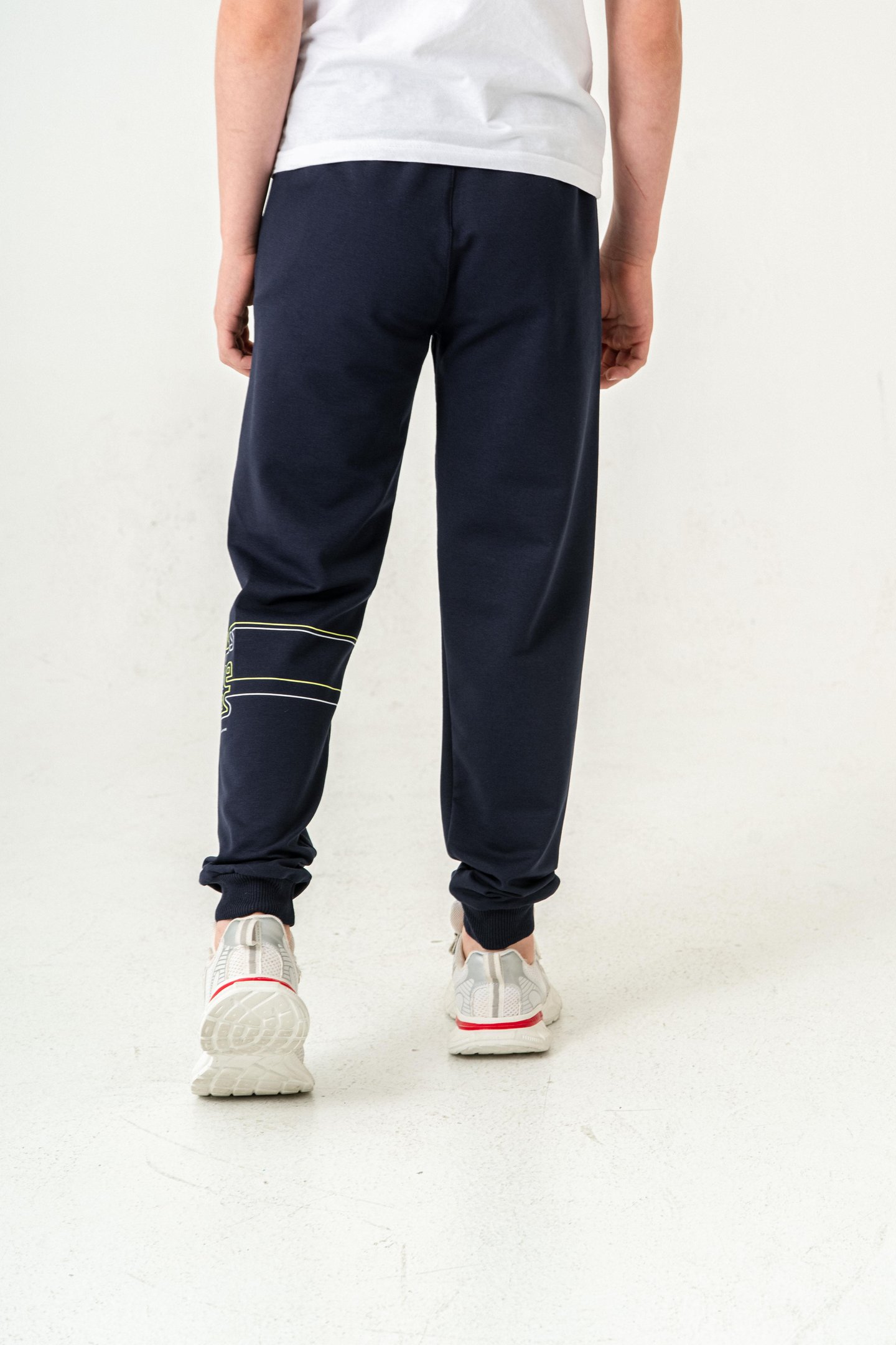 Croos The Lines Baskılı Cepler Fermuarlı Erkek Çocuk Eşofman Altı