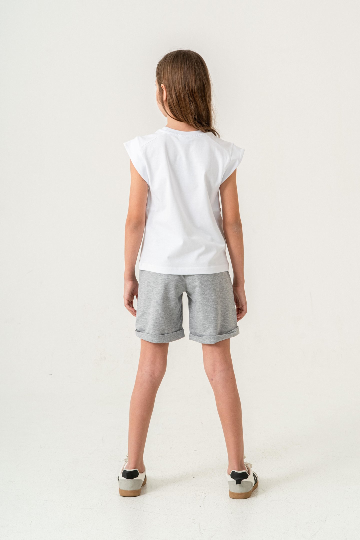 Dance With Your Heart Baskılı  Kız Çocuk Şort - Tişört Takımı