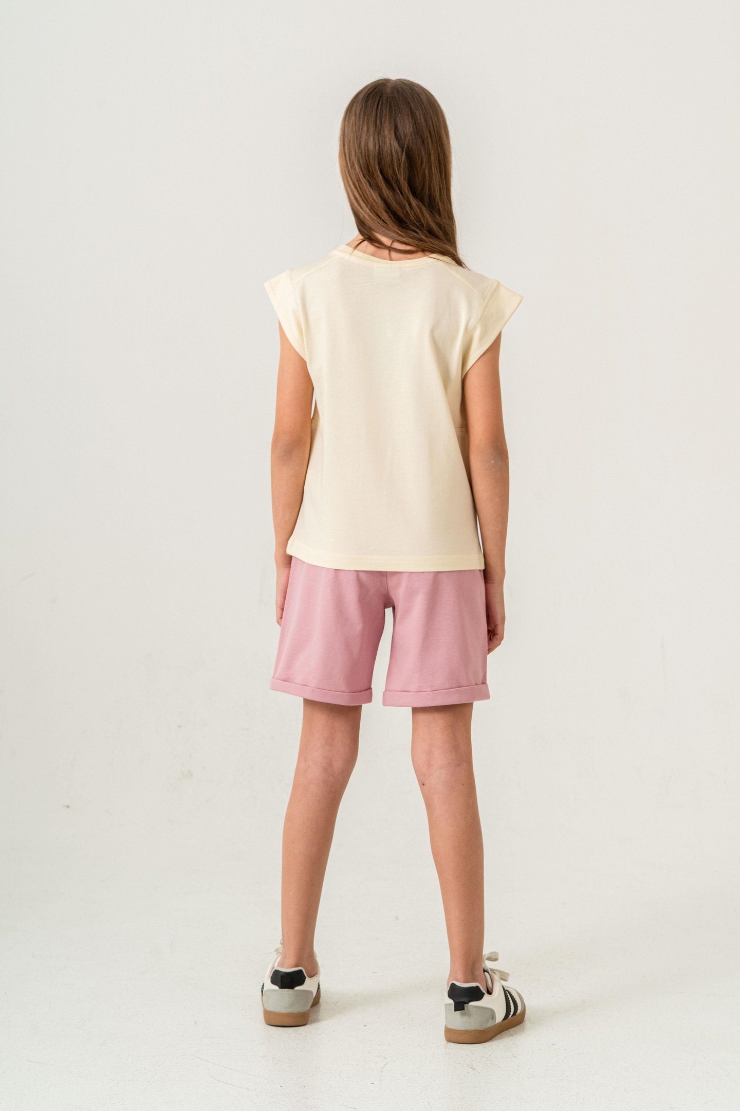 Dance With Your Heart Baskılı  Kız Çocuk Şort - Tişört Takımı