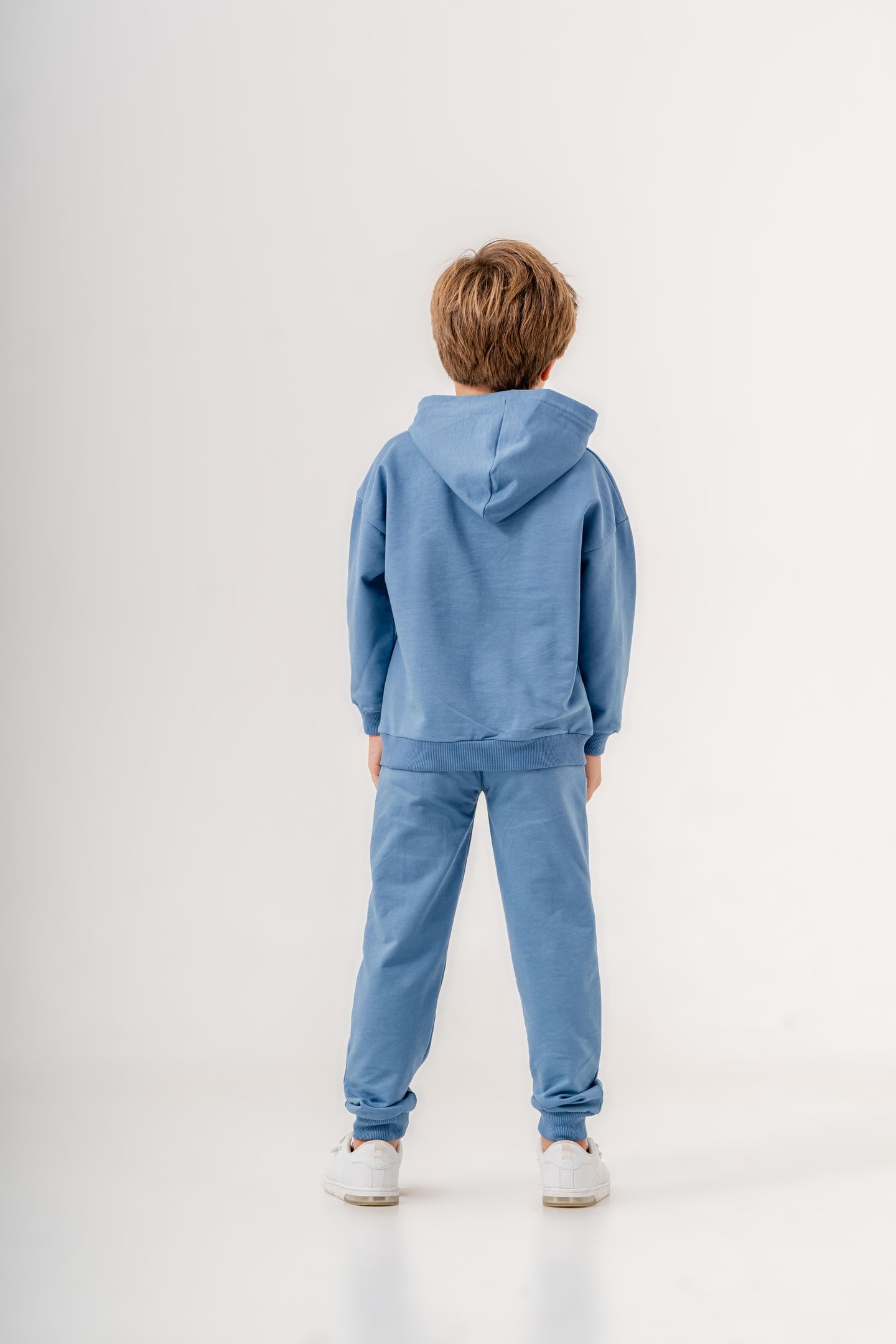 Dinozor Make Some Noise Baskılı Bacak Baskı Detaylı Kapüşonlu Erkek Çocuk Alt Üst Eşofman Takımı