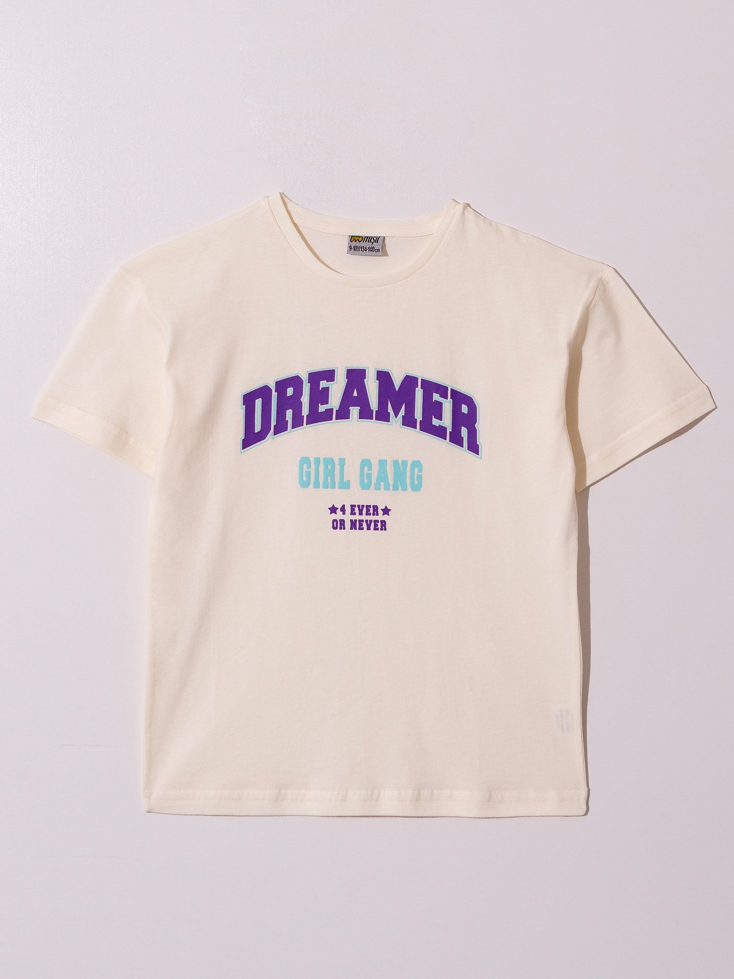 Dreamer Girl Gang Baskılı Kız Çocuk Tişört T-shirt