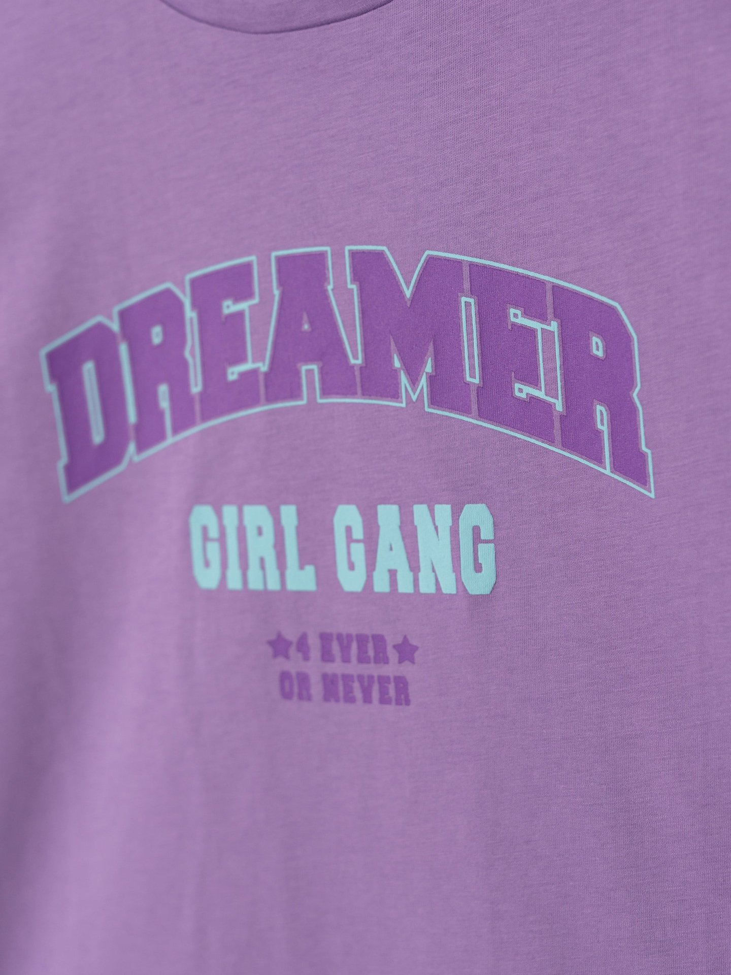 Dreamer Girl Gang Baskılı Kız Çocuk Tişört T-shirt