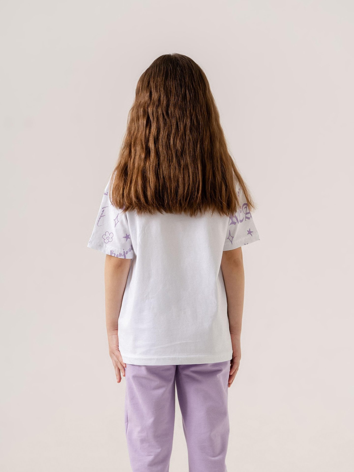 Dreams Bonjour Baskılı Kız Çocuk T-shirt Eşofman Altı Alt Üst Takımı