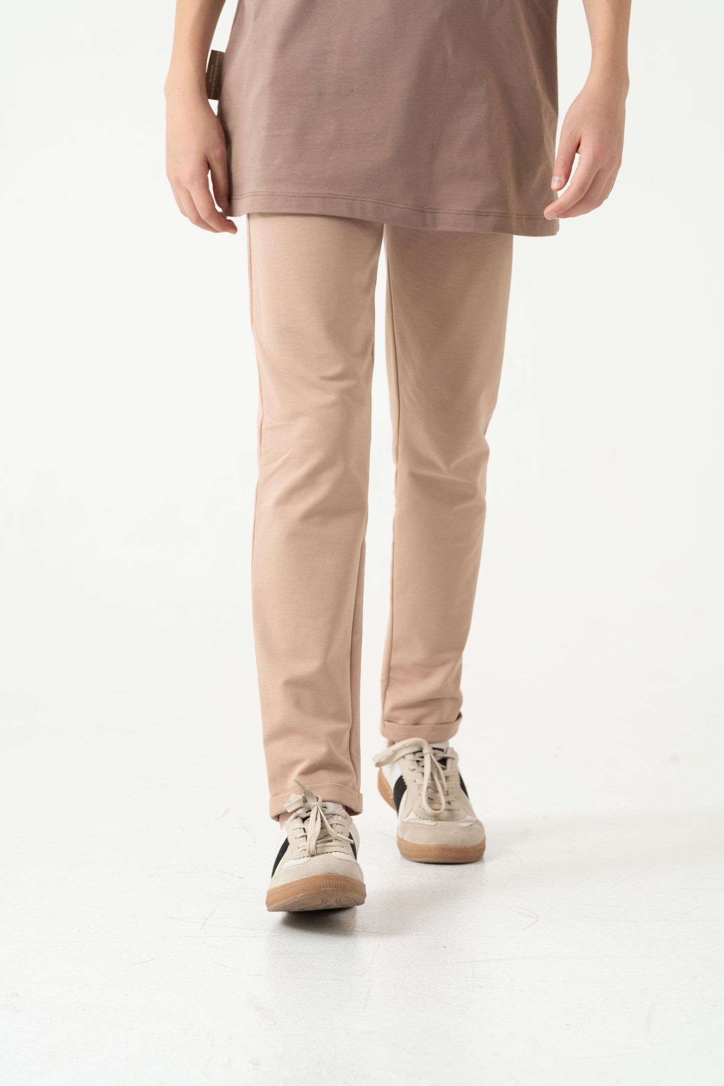 Duble Paça Kemer Düğmeli Erkek Çocuk Eşofman Altı