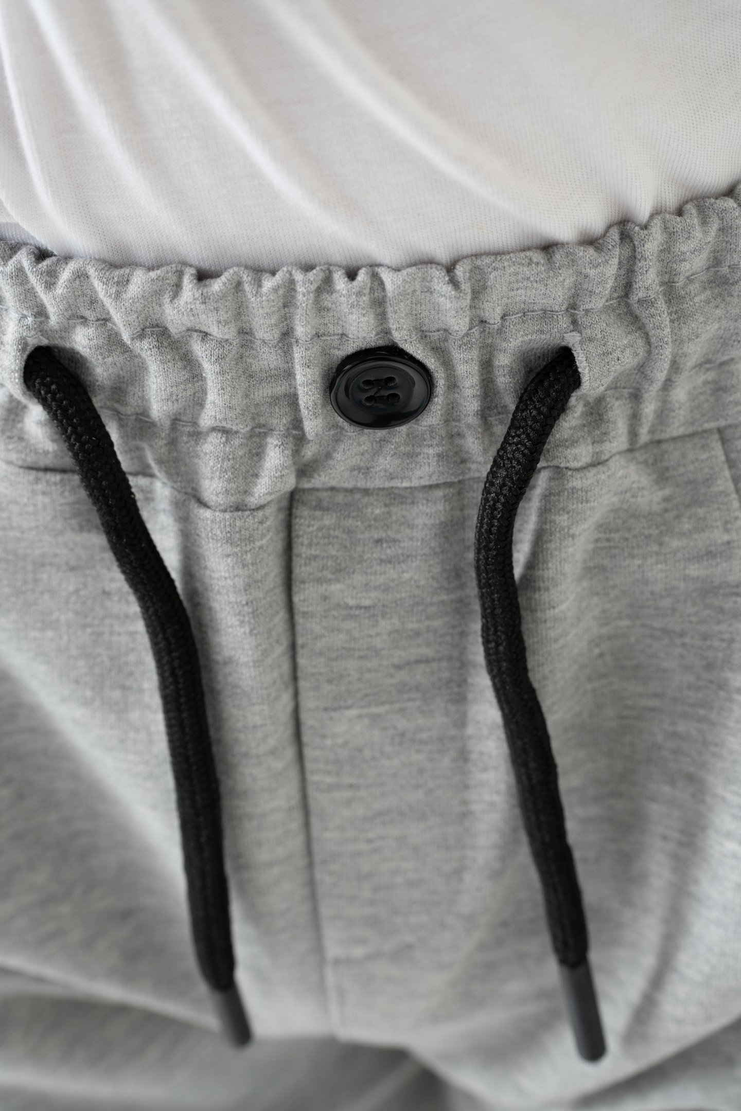 Duble Paça Kemer Düğmeli Erkek Çocuk Eşofman Altı