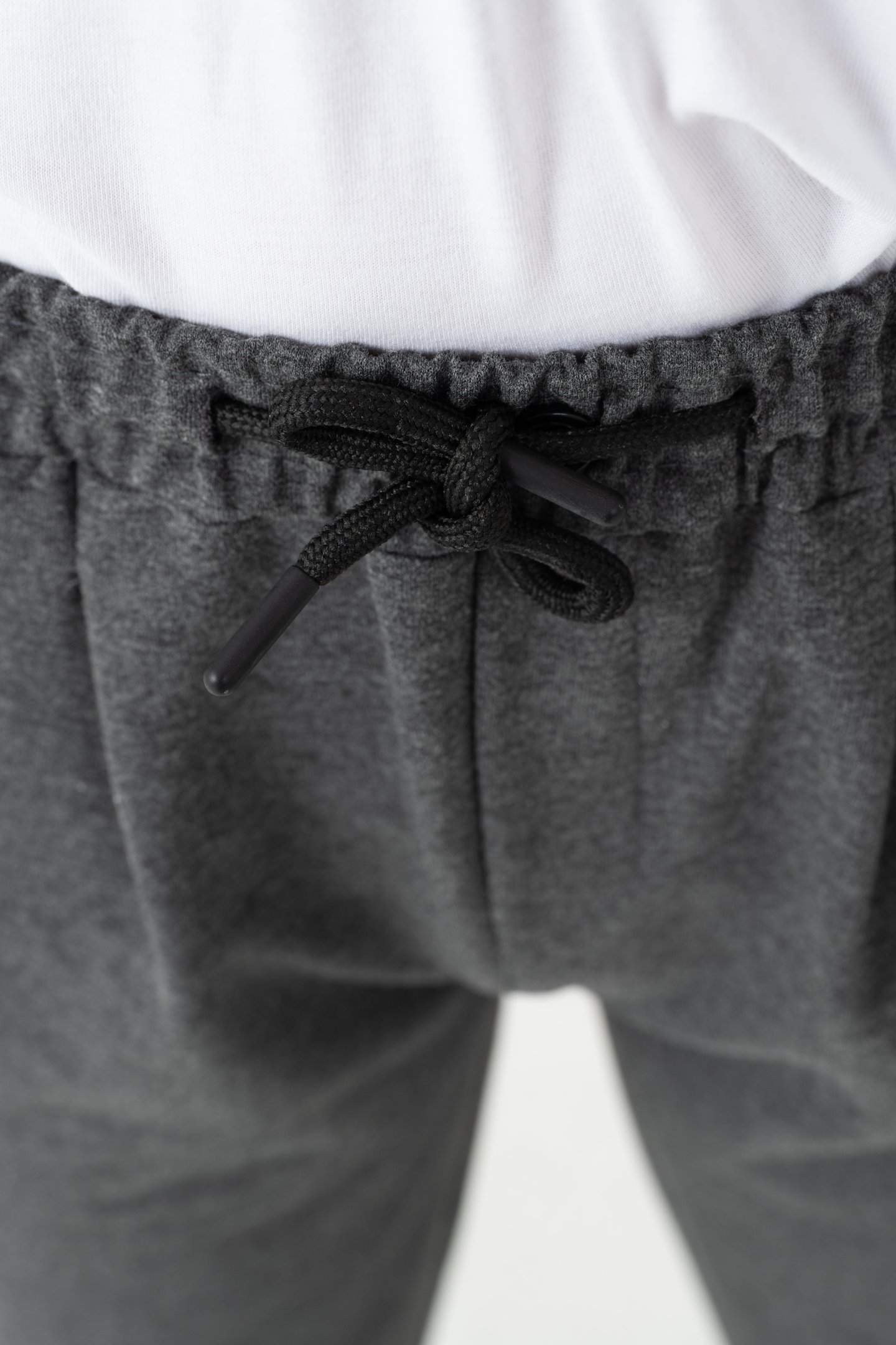 Duble Paça Kemer Düğmeli Erkek Çocuk Eşofman Altı