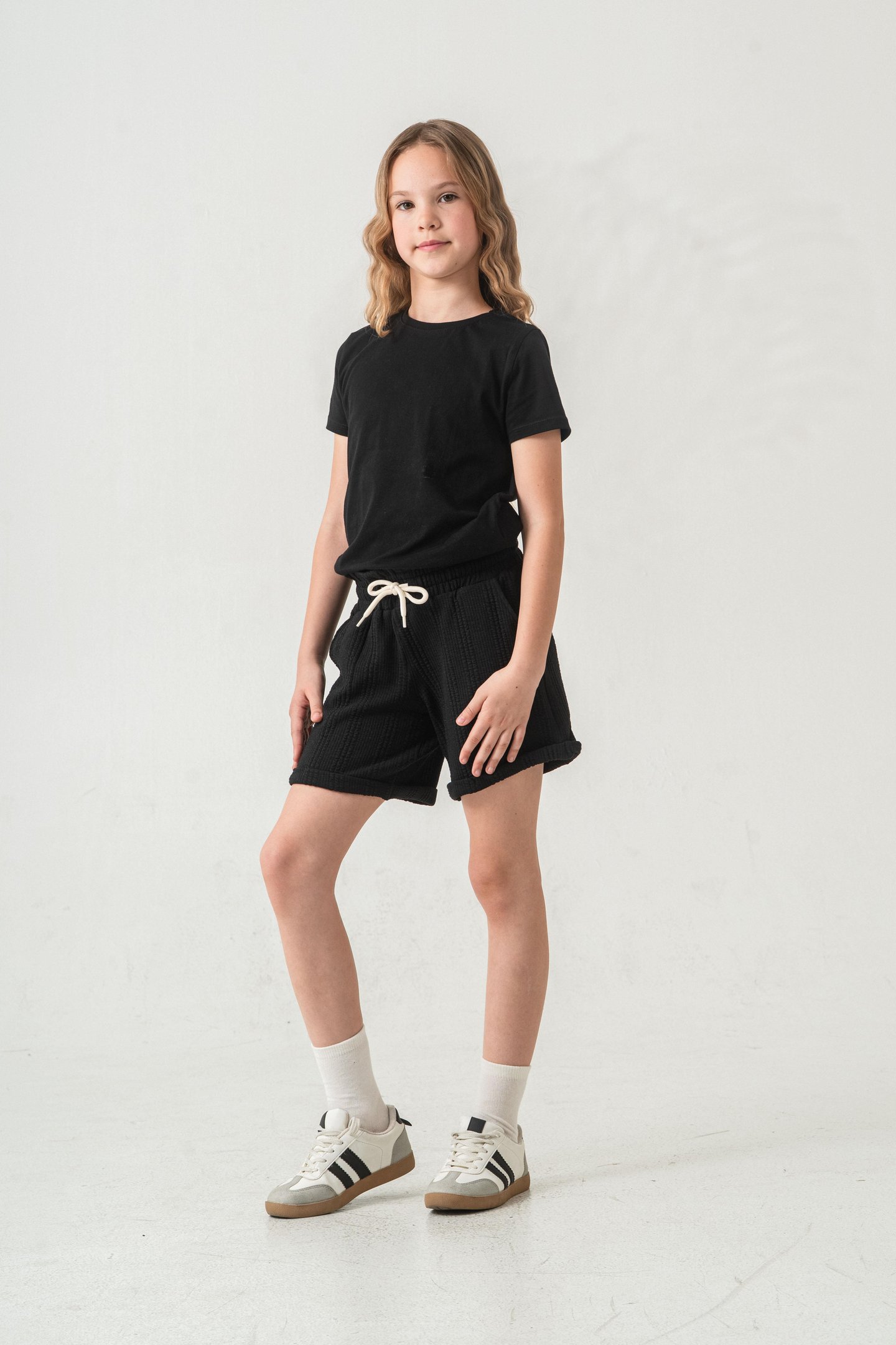 Duble Paçalı Kız Çocuk Şort 