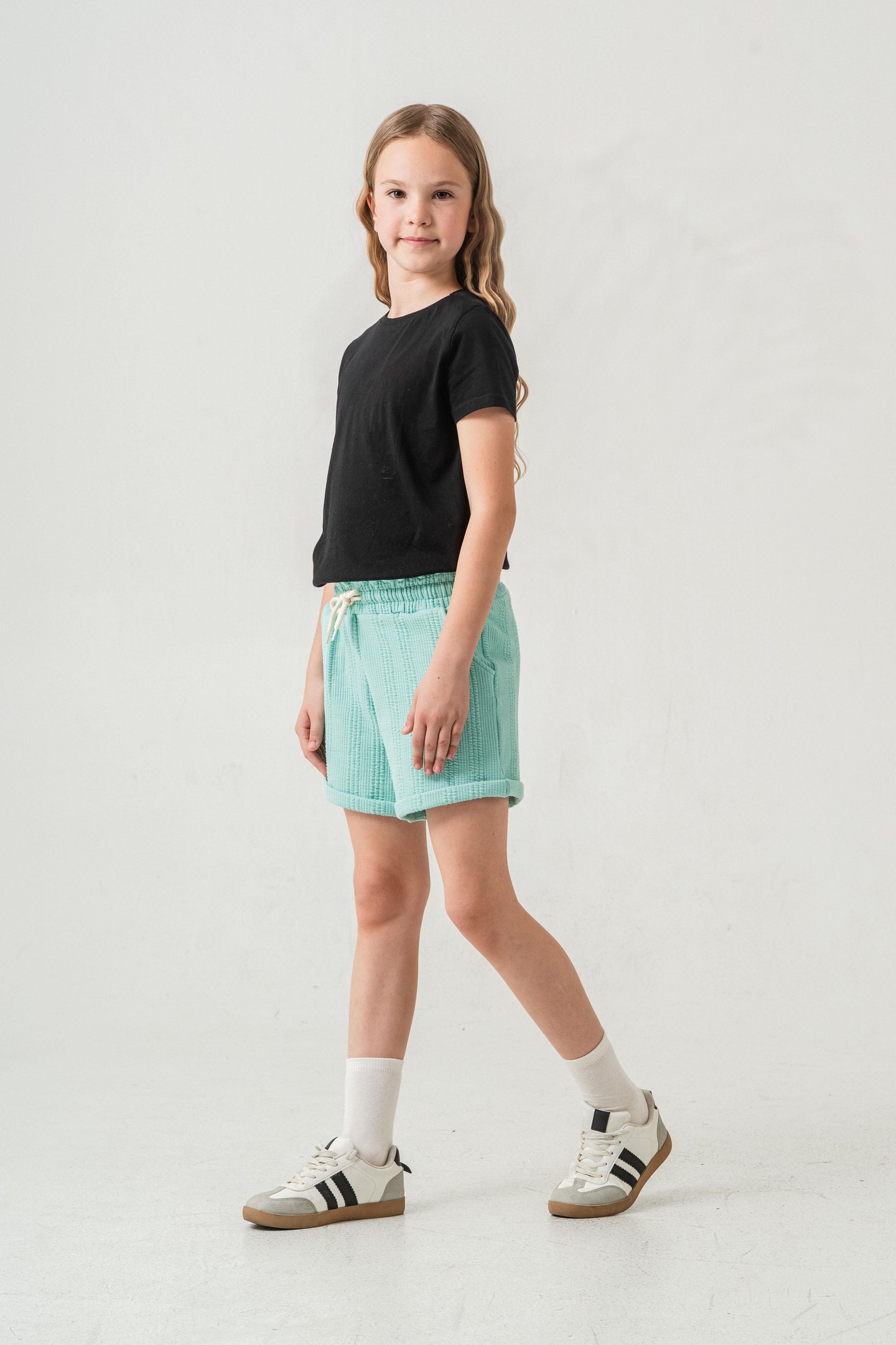 Duble Paçalı Kız Çocuk Şort 