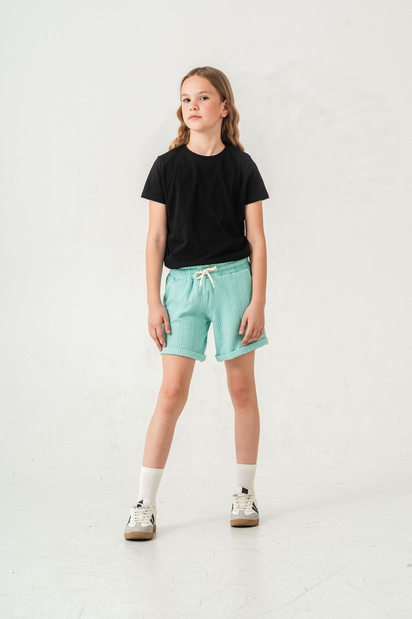 Duble Paçalı Kız Çocuk Şort 