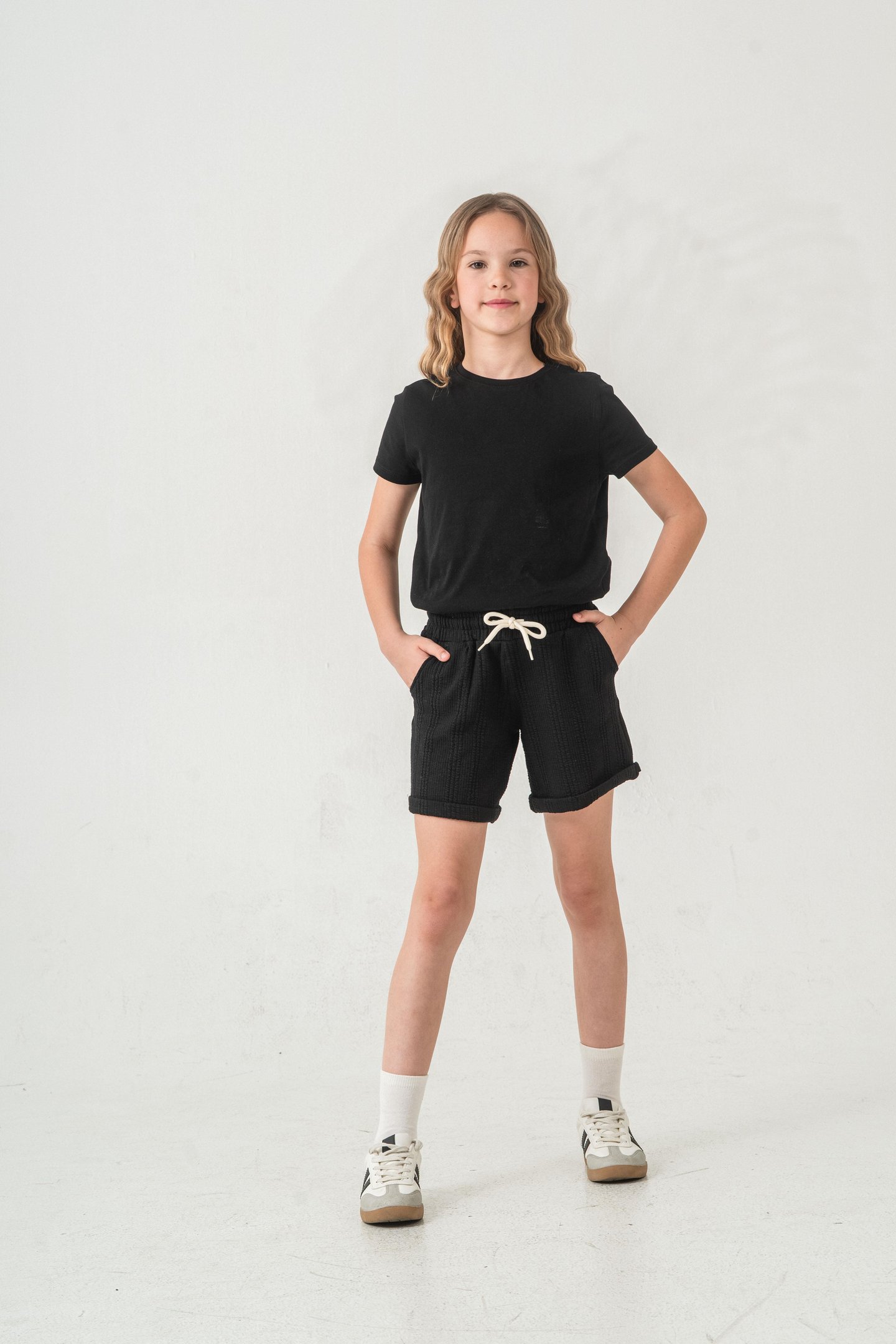 Duble Paçalı Kız Çocuk Şort 