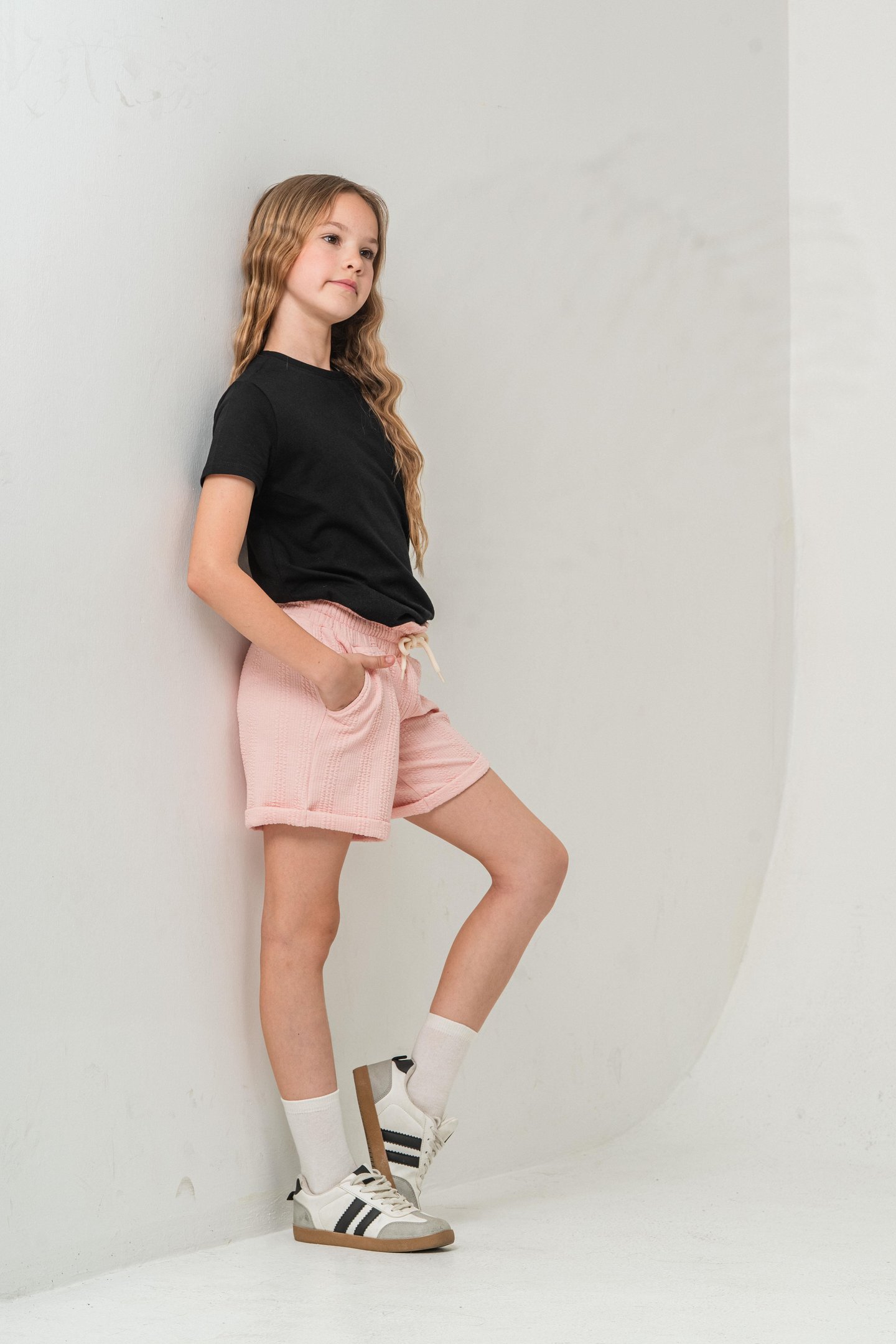 Duble Paçalı Kız Çocuk Şort 