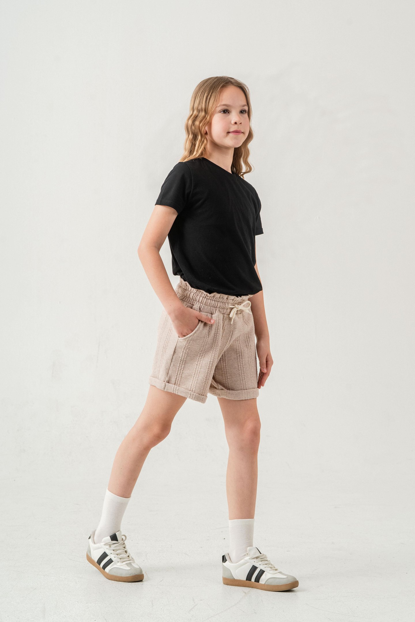 Duble Paçalı Kız Çocuk Şort 