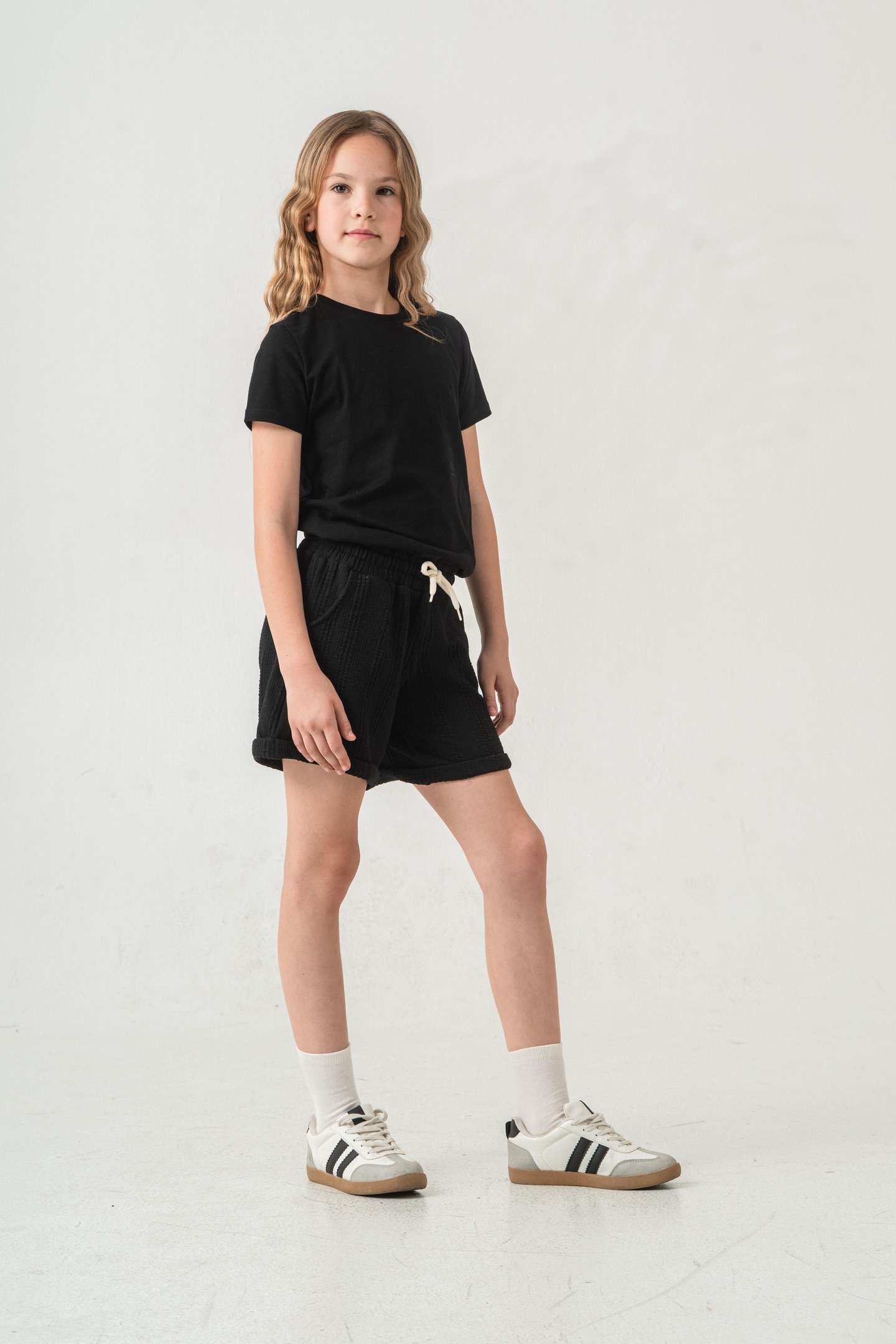 Duble Paçalı Kız Çocuk Şort 