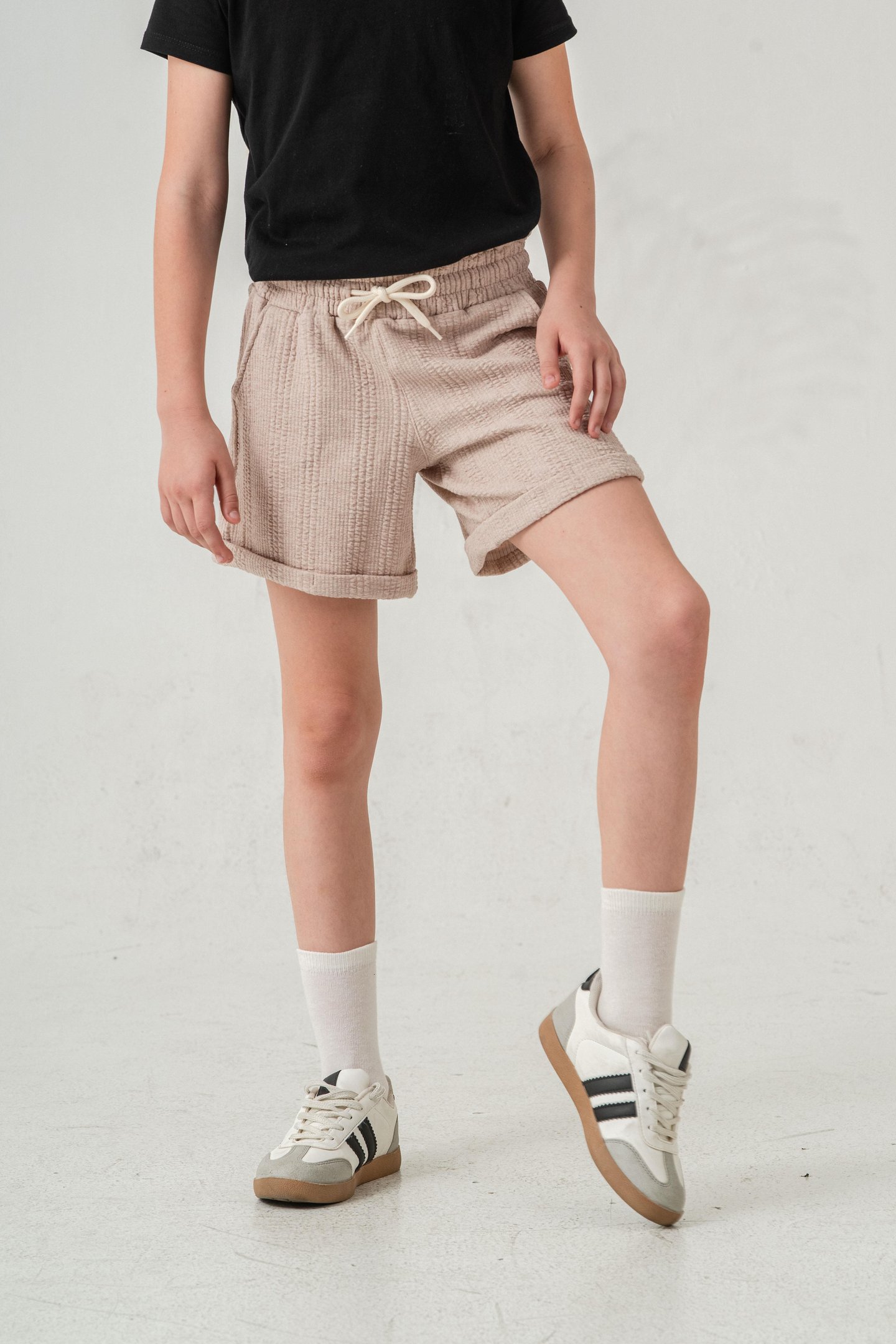 Duble Paçalı Kız Çocuk Şort 