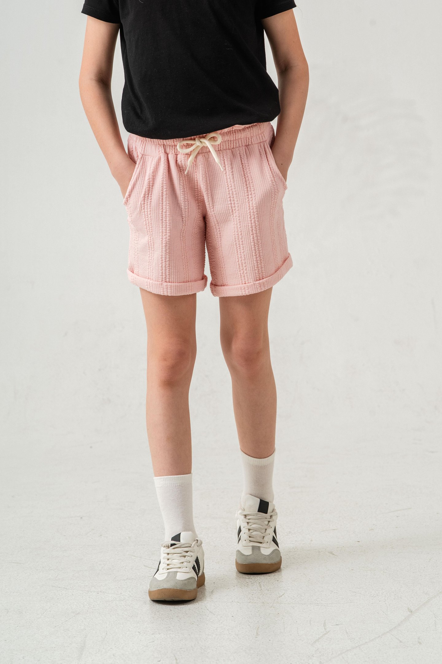 Duble Paçalı Kız Çocuk Şort 