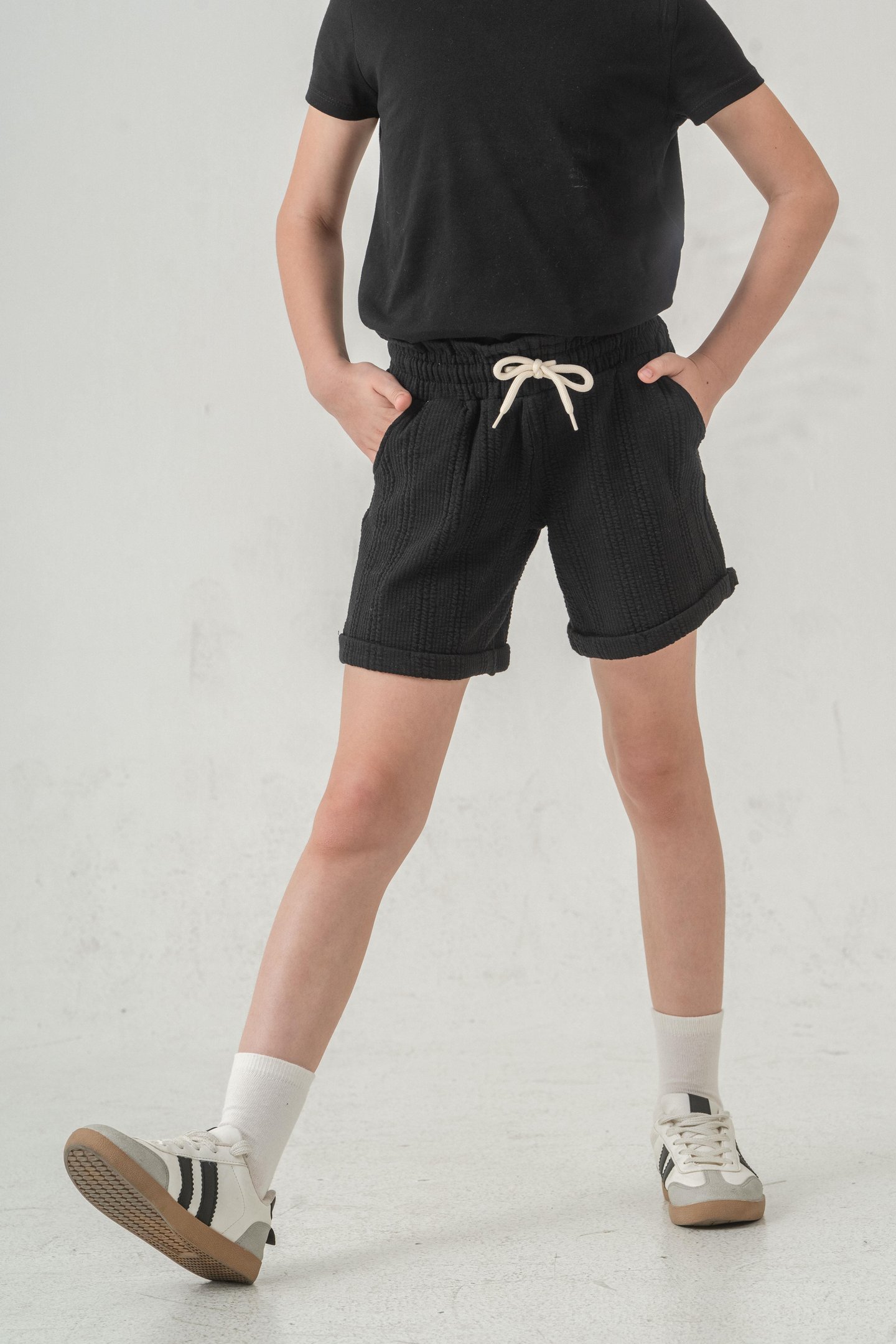 Duble Paçalı Kız Çocuk Şort 