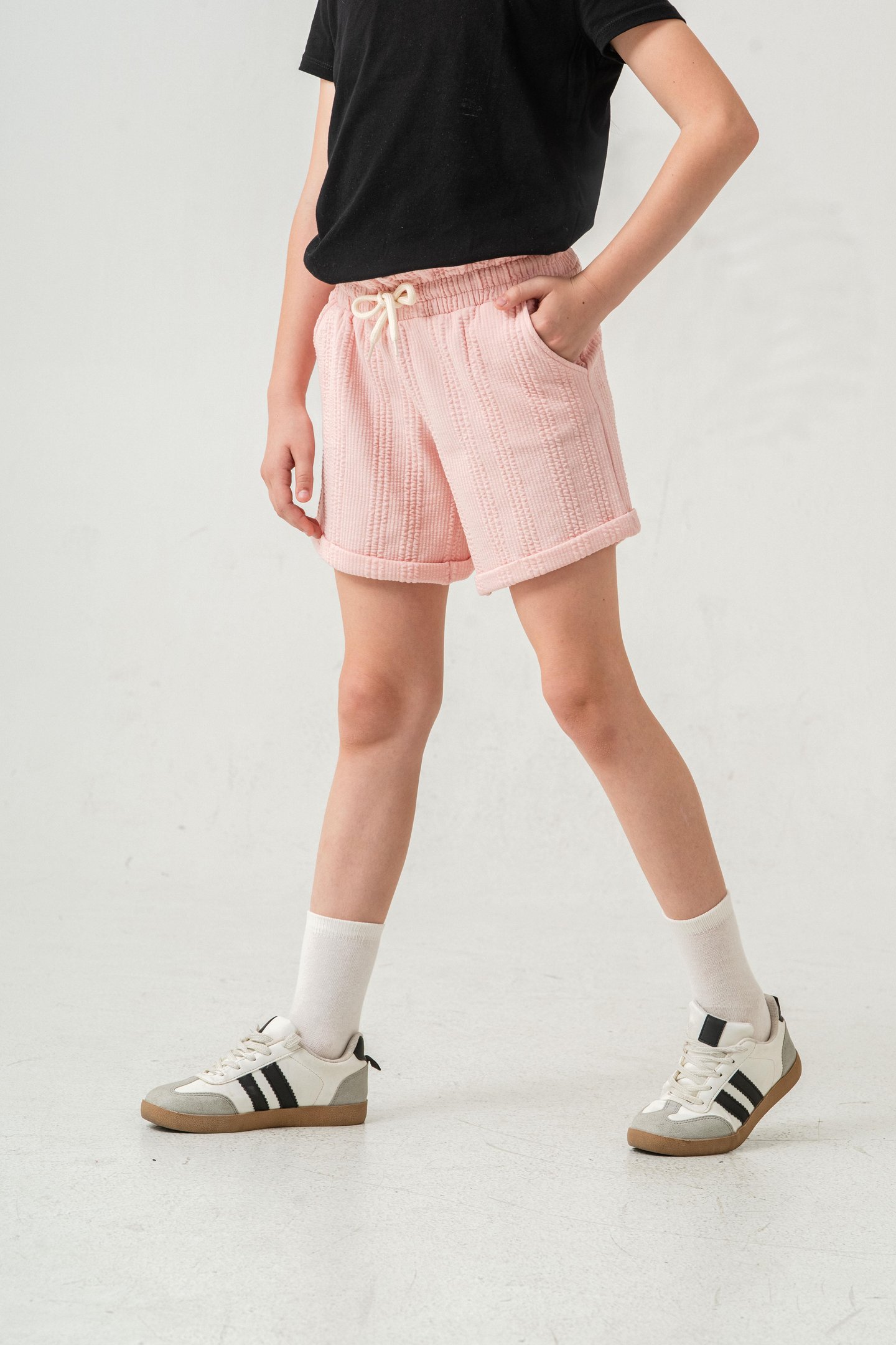 Duble Paçalı Kız Çocuk Şort 