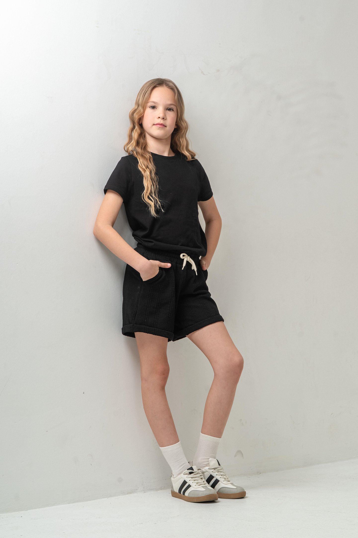 Duble Paçalı Kız Çocuk Şort 