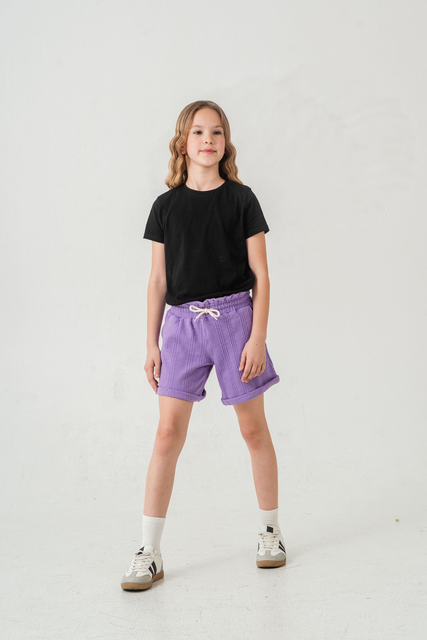 Duble Paçalı Kız Çocuk Şort 