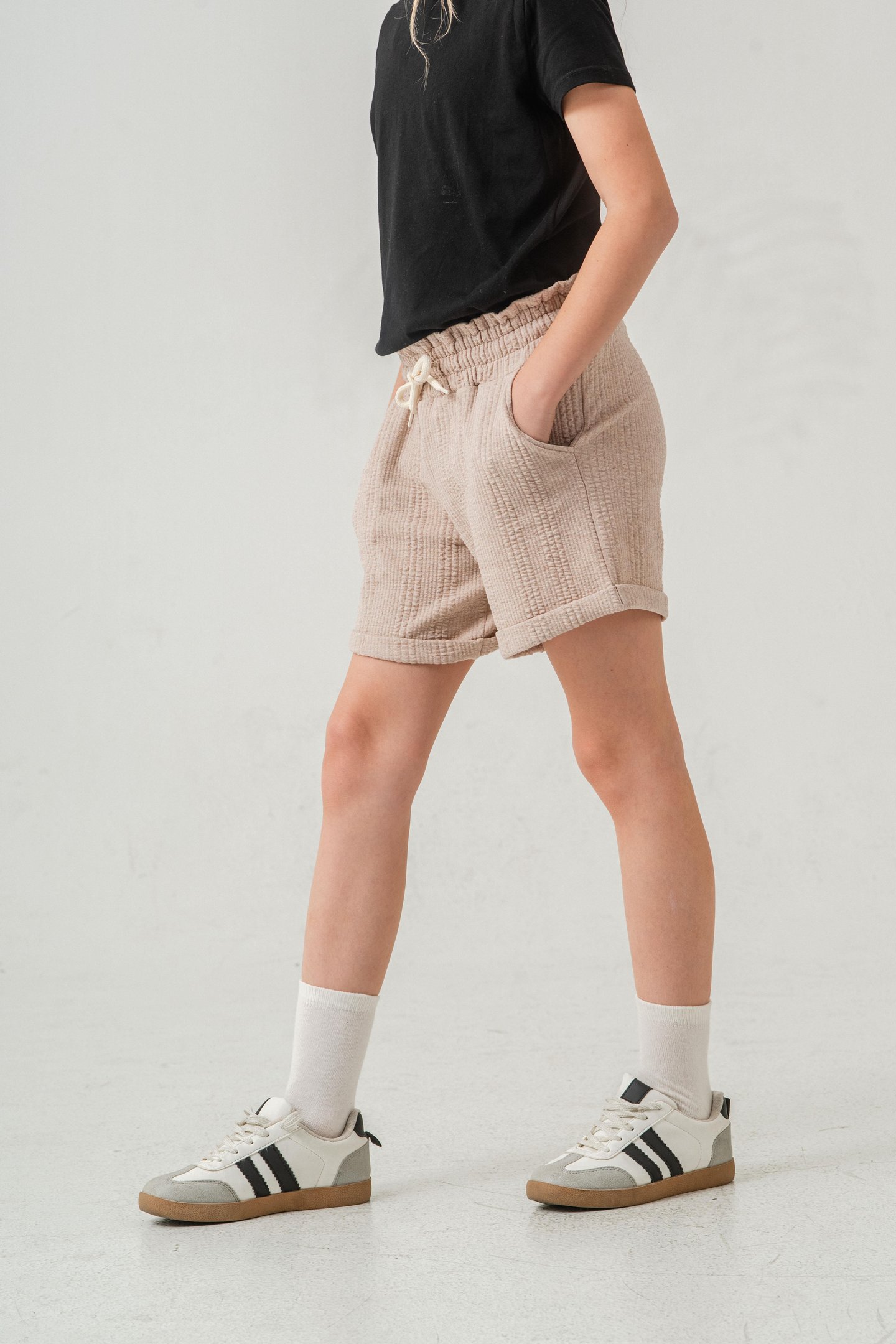 Duble Paçalı Kız Çocuk Şort 