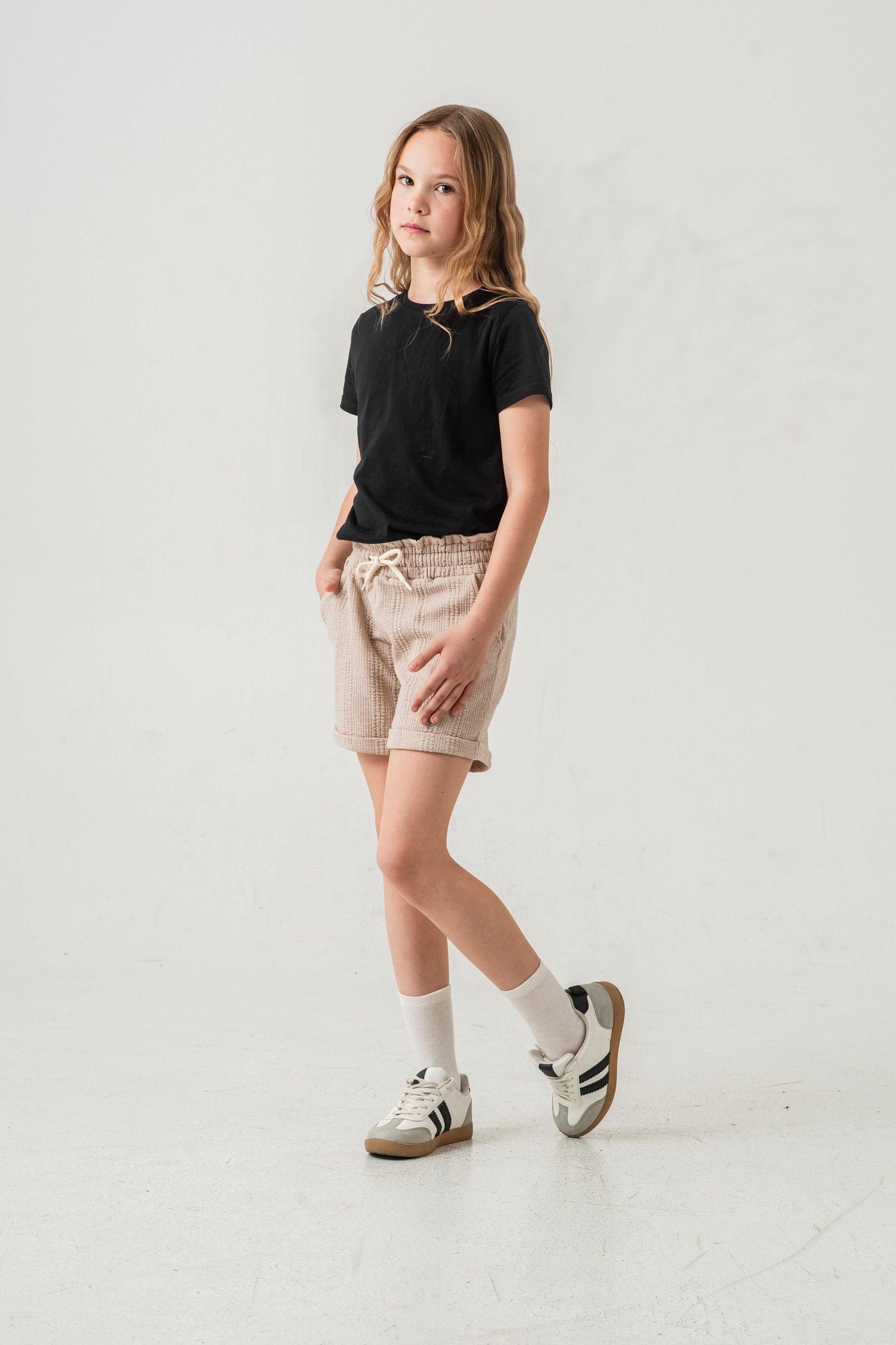 Duble Paçalı Kız Çocuk Şort 