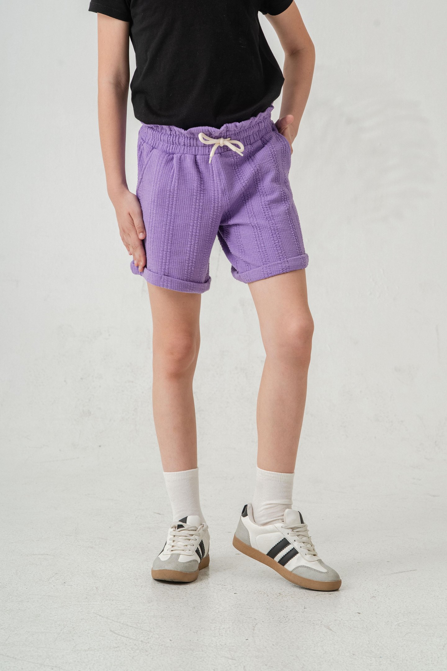 Duble Paçalı Kız Çocuk Şort 