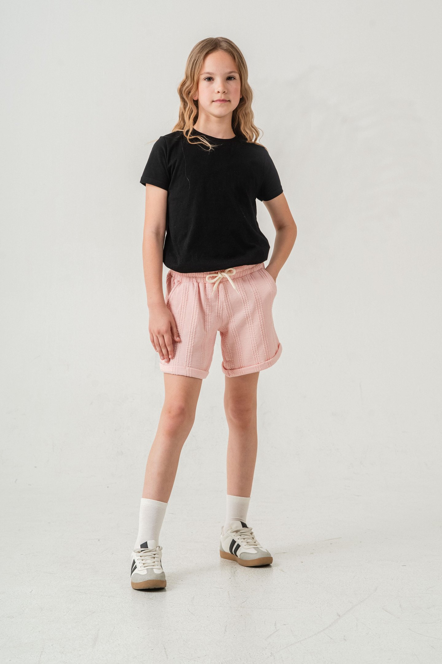 Duble Paçalı Kız Çocuk Şort 