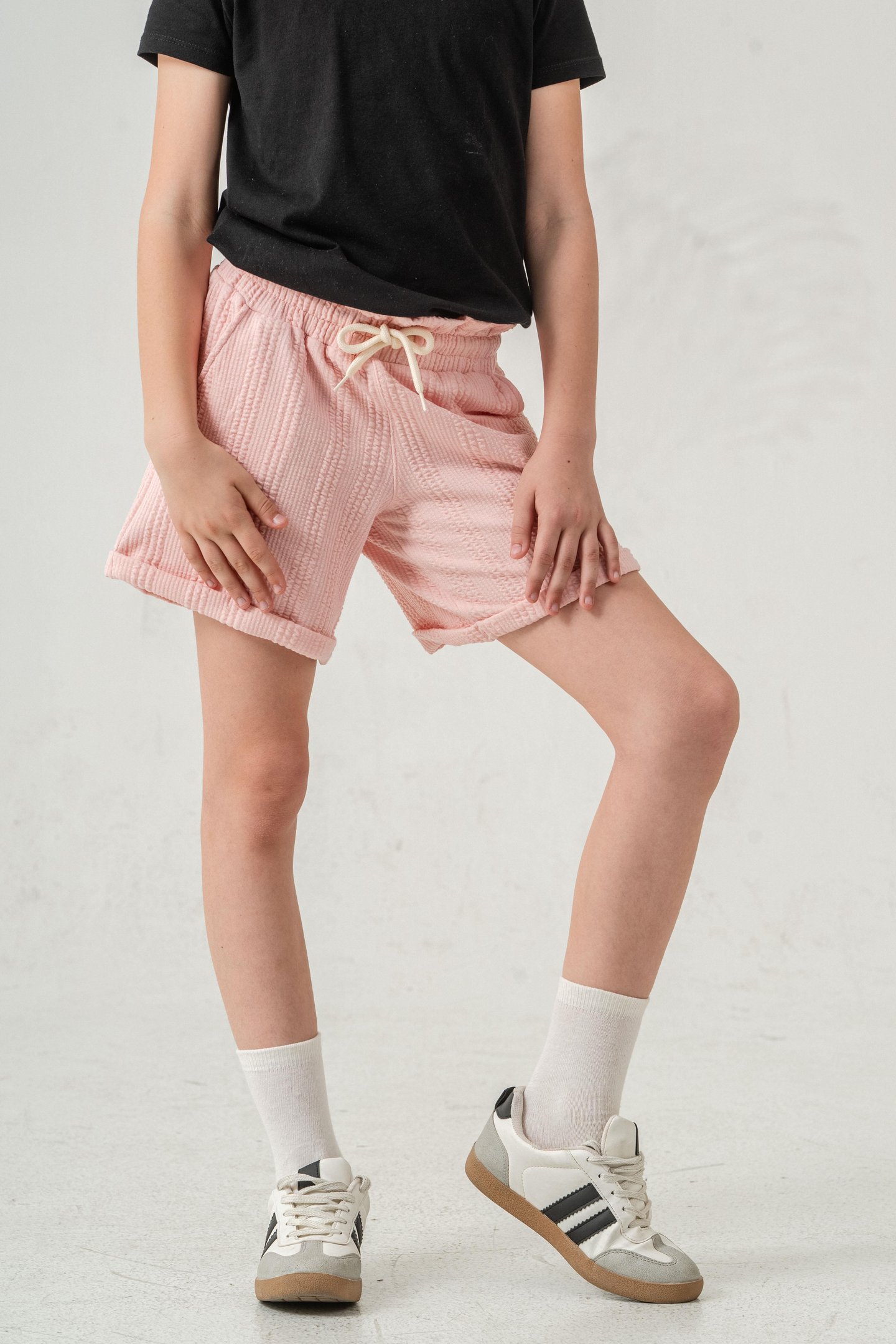 Duble Paçalı Kız Çocuk Şort 