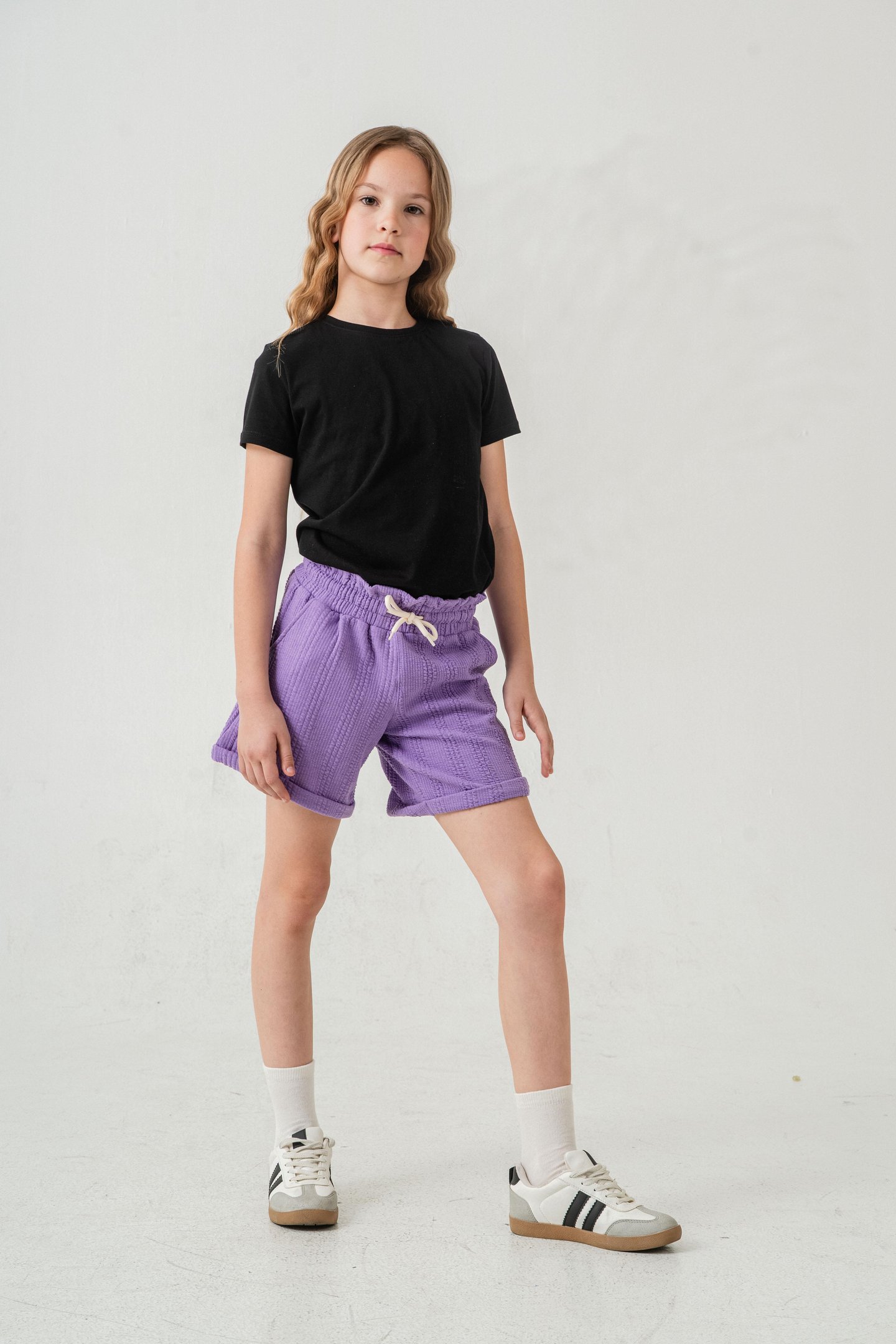 Duble Paçalı Kız Çocuk Şort 