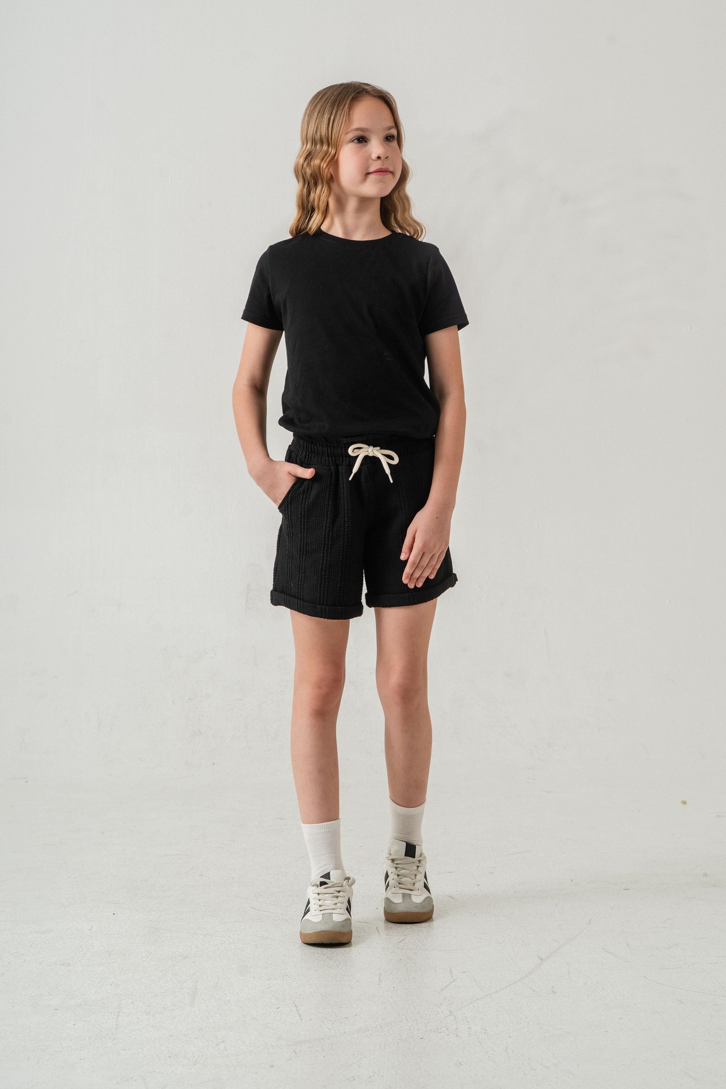 Duble Paçalı Kız Çocuk Şort 