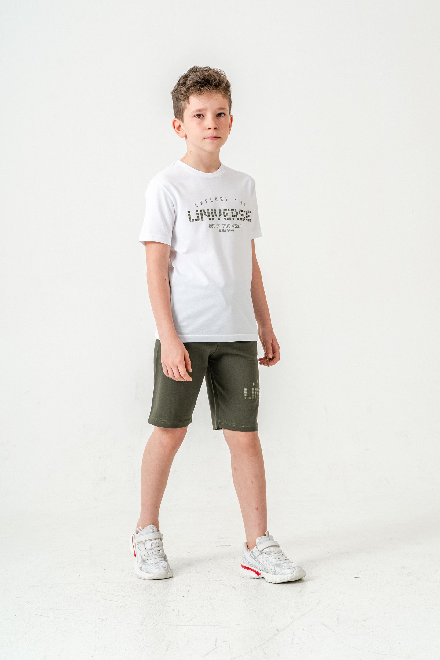 Explore The Universe Out Of This World More Space Baskılı Erkek Çocuk Şort - Tişört Takımı