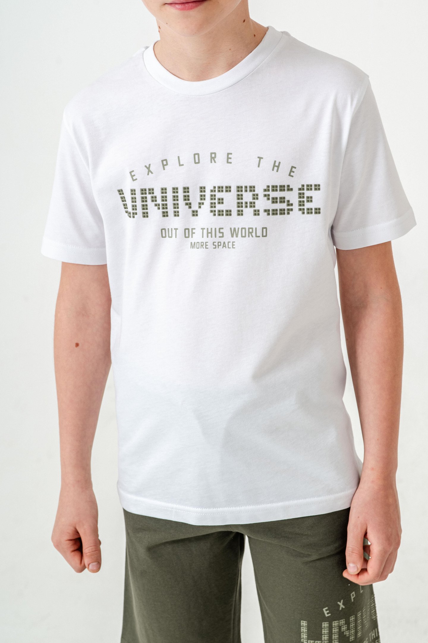 Explore The Universe Out Of This World More Space Baskılı Erkek Çocuk Şort - Tişört Takımı